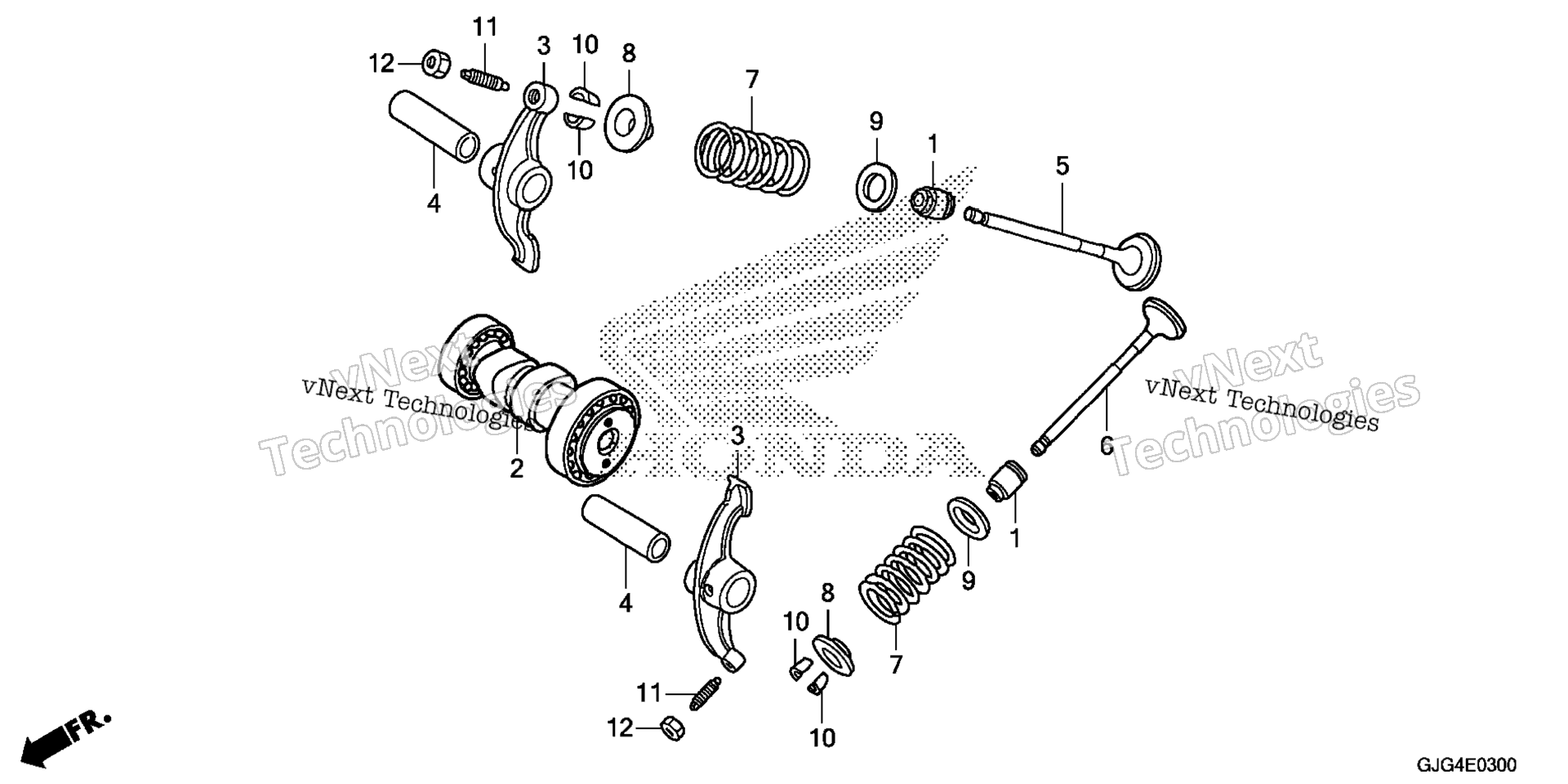 CAMSHAFT / клапан