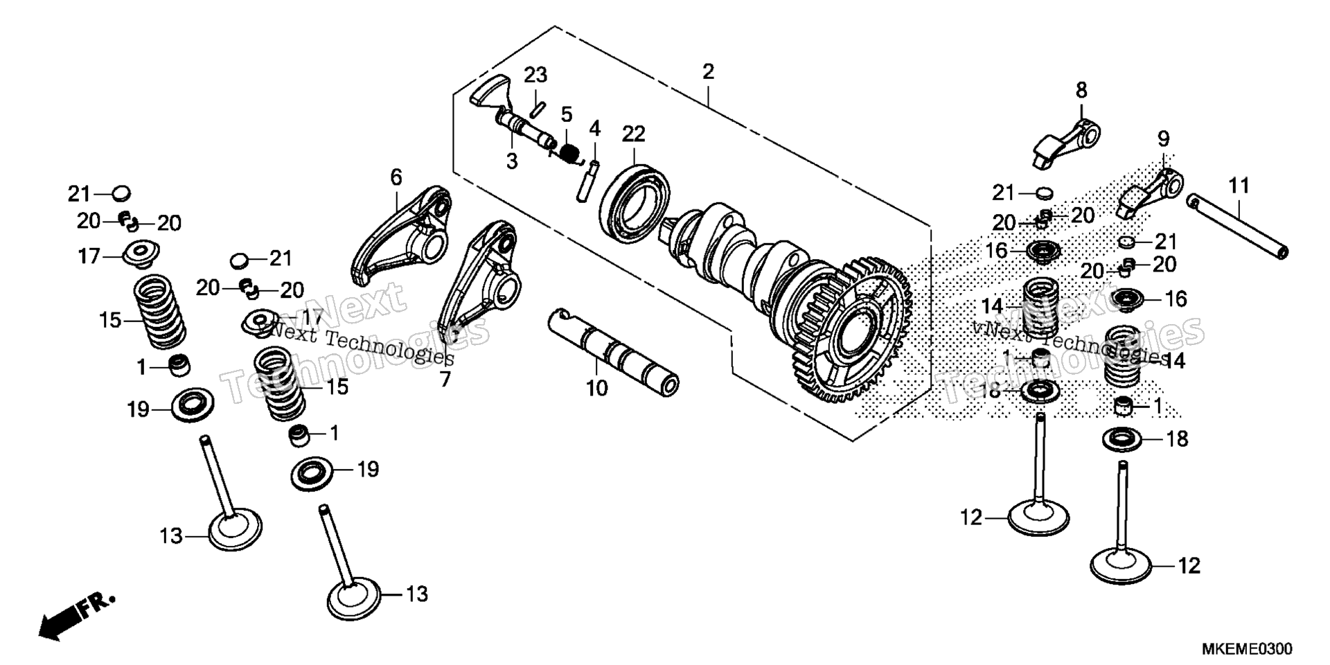 CAMSHAFT / клапан