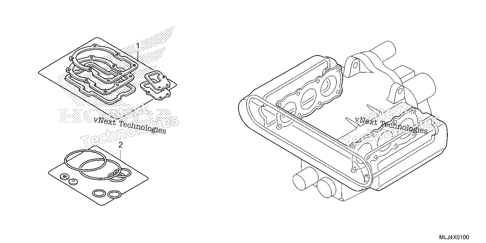 GASKET комплект A