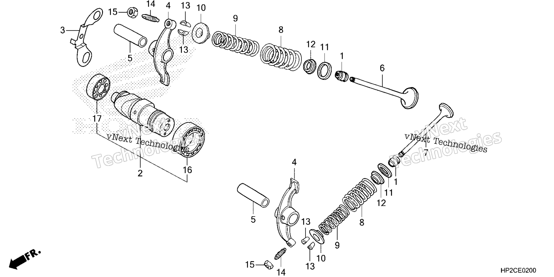 CAMSHAFT / клапан