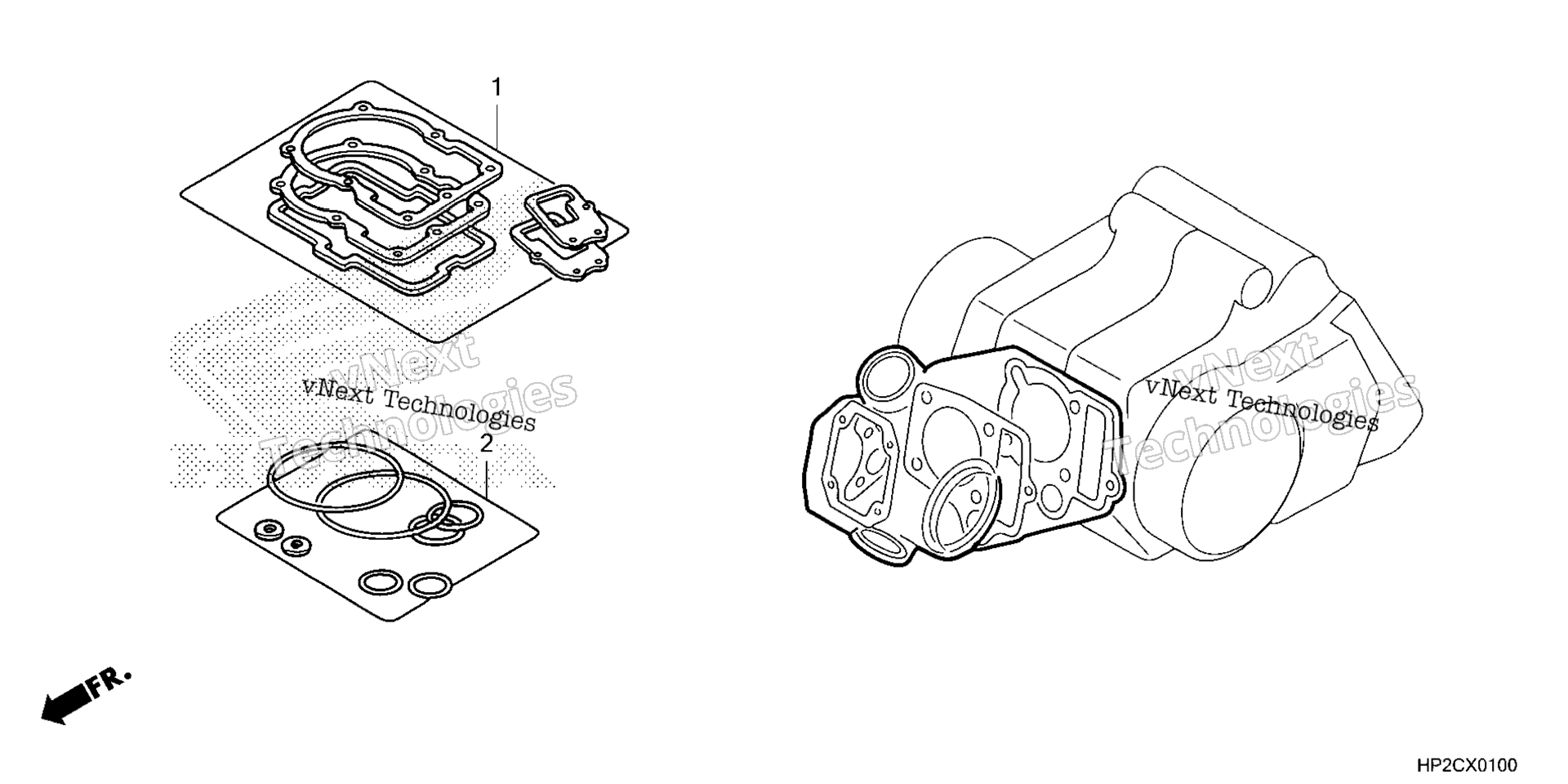 GASKET комплект A