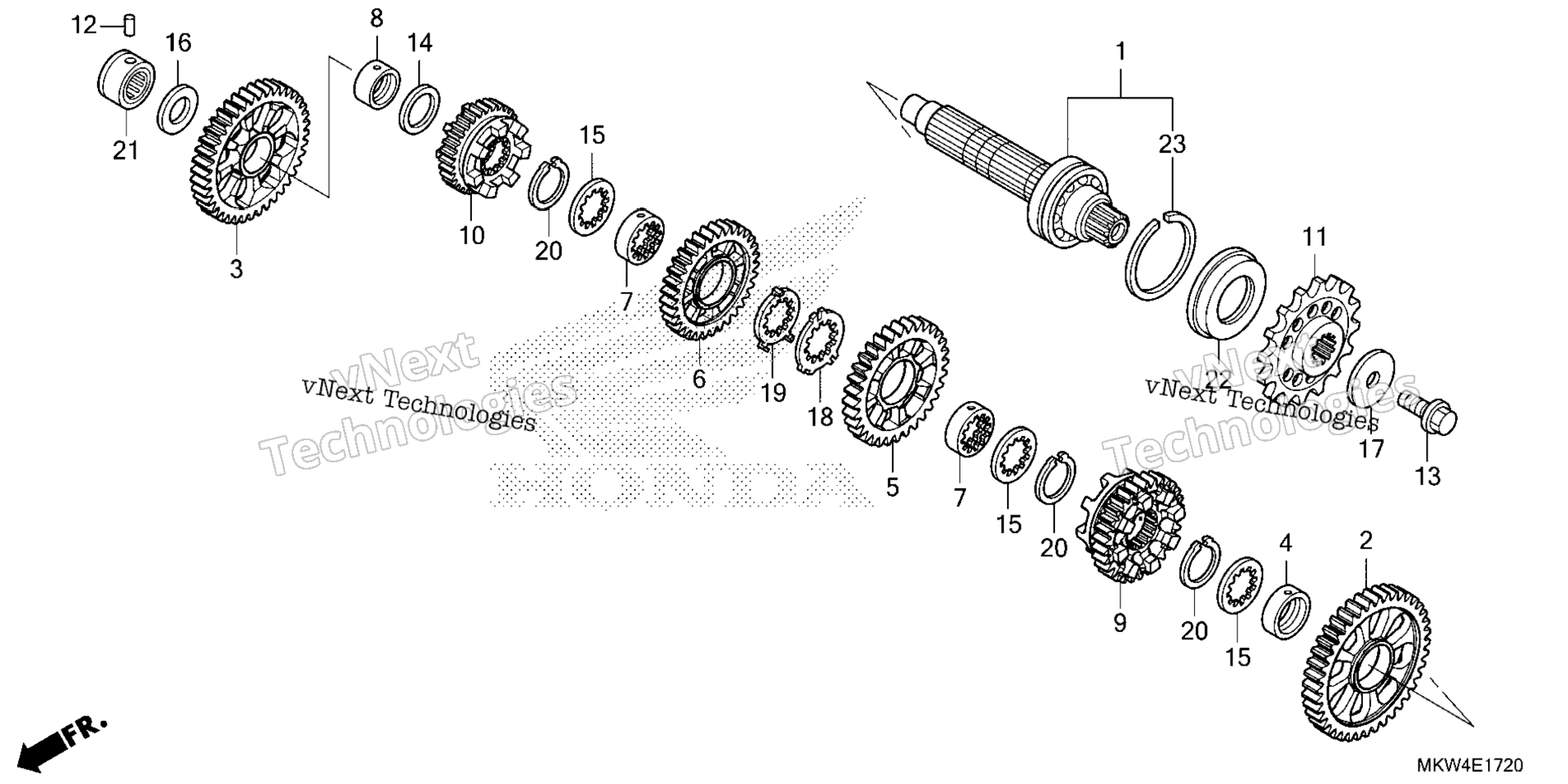 Трансмиссия (COUNTERSHAFT) (2)