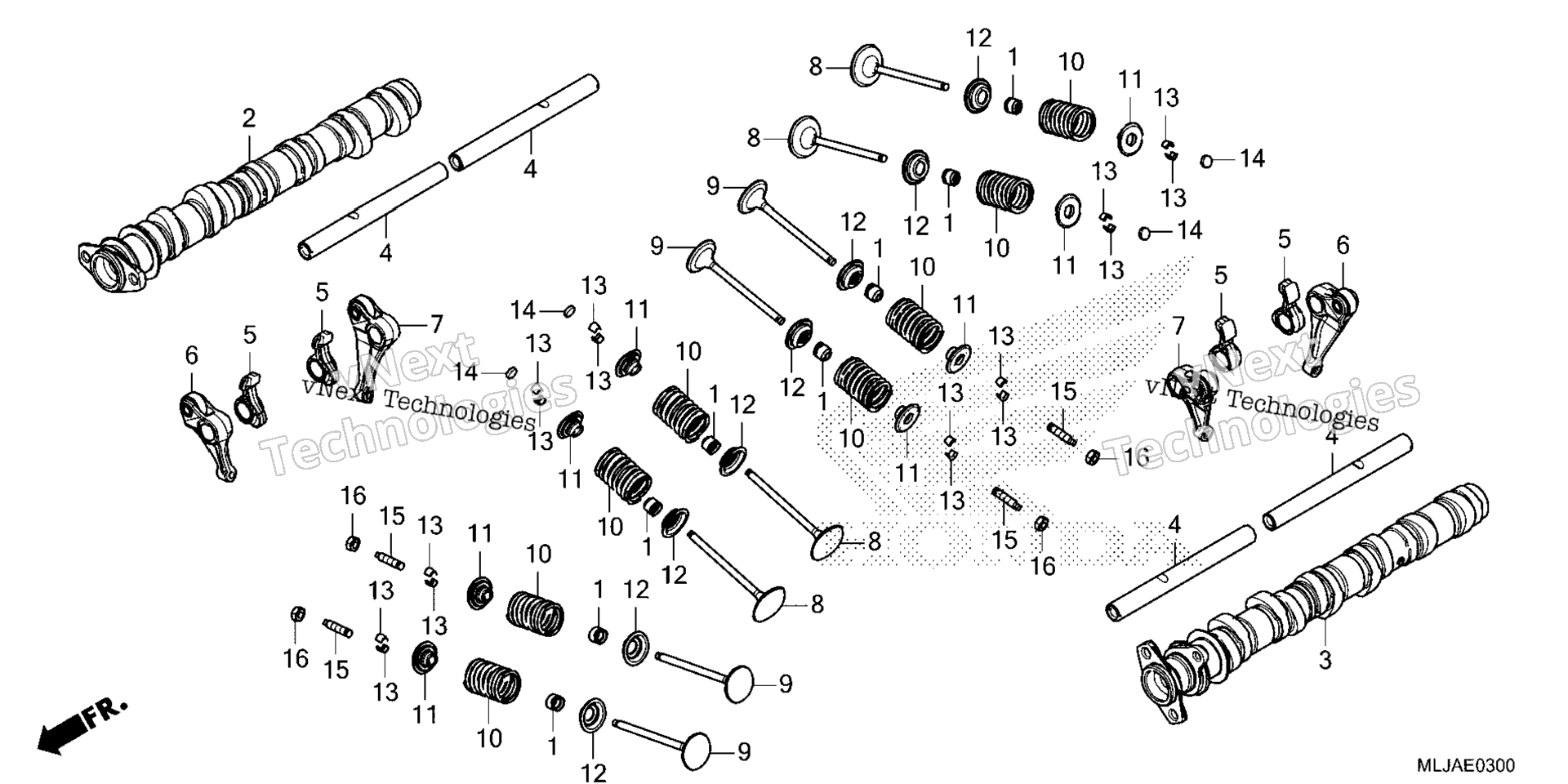 CAMSHAFT / клапан