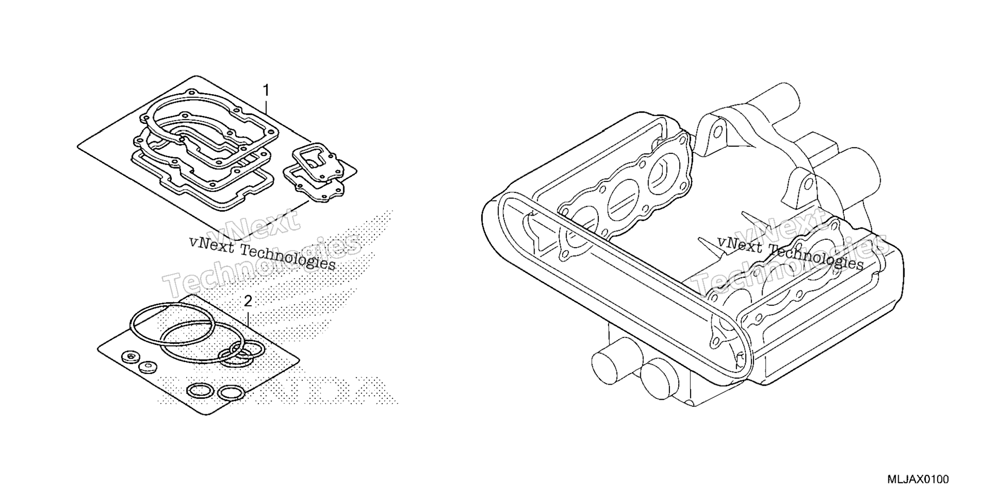GASKET комплект A
