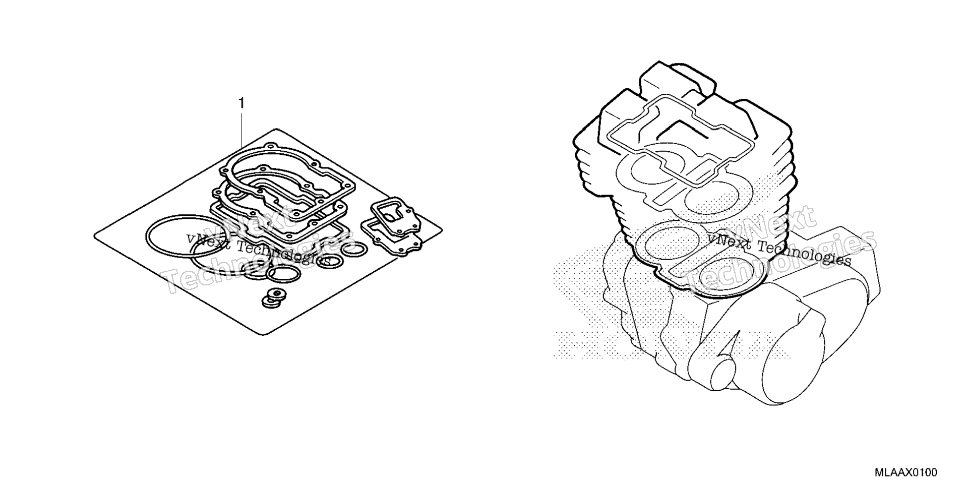 GASKET комплект A