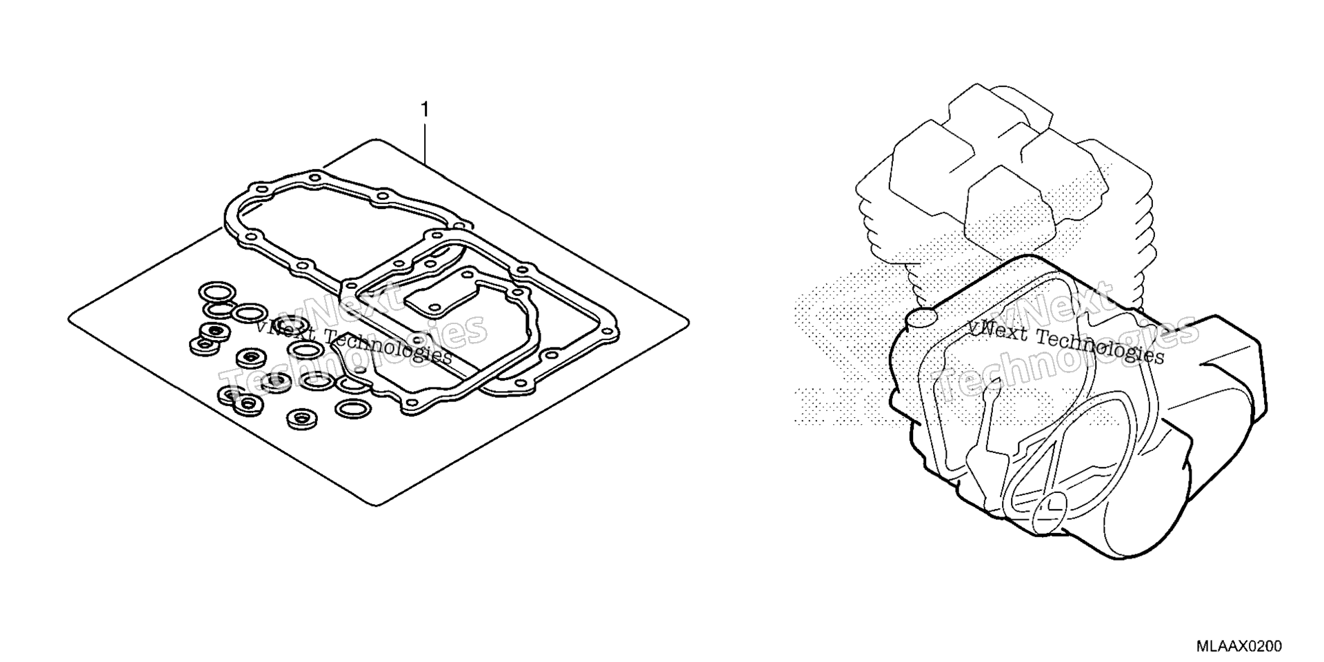 GASKET комплект B
