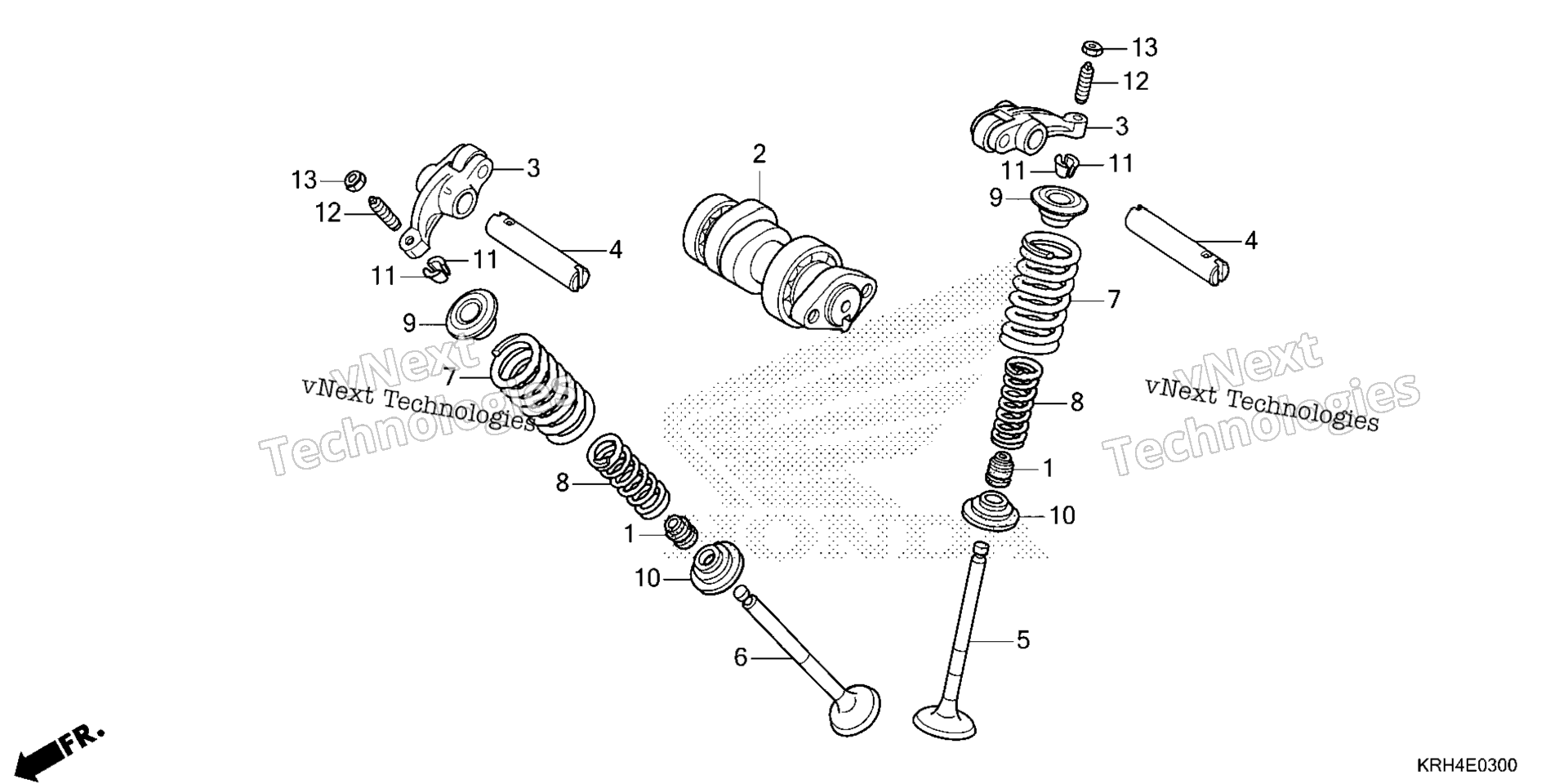 CAMSHAFT / клапан