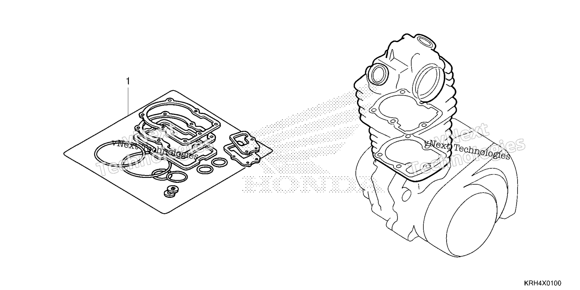 GASKET комплект A