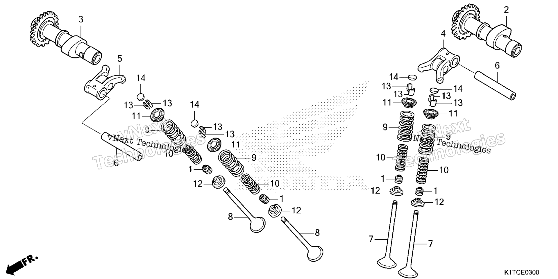 CAMSHAFT / клапан