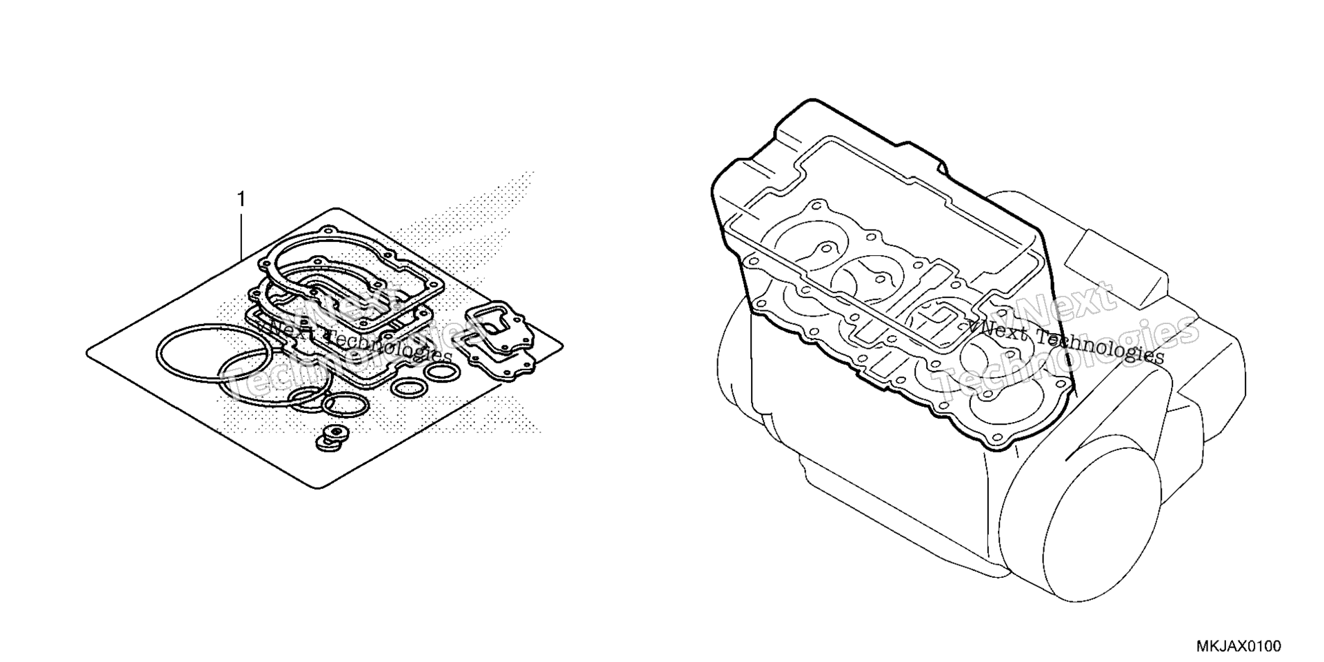 GASKET комплект A