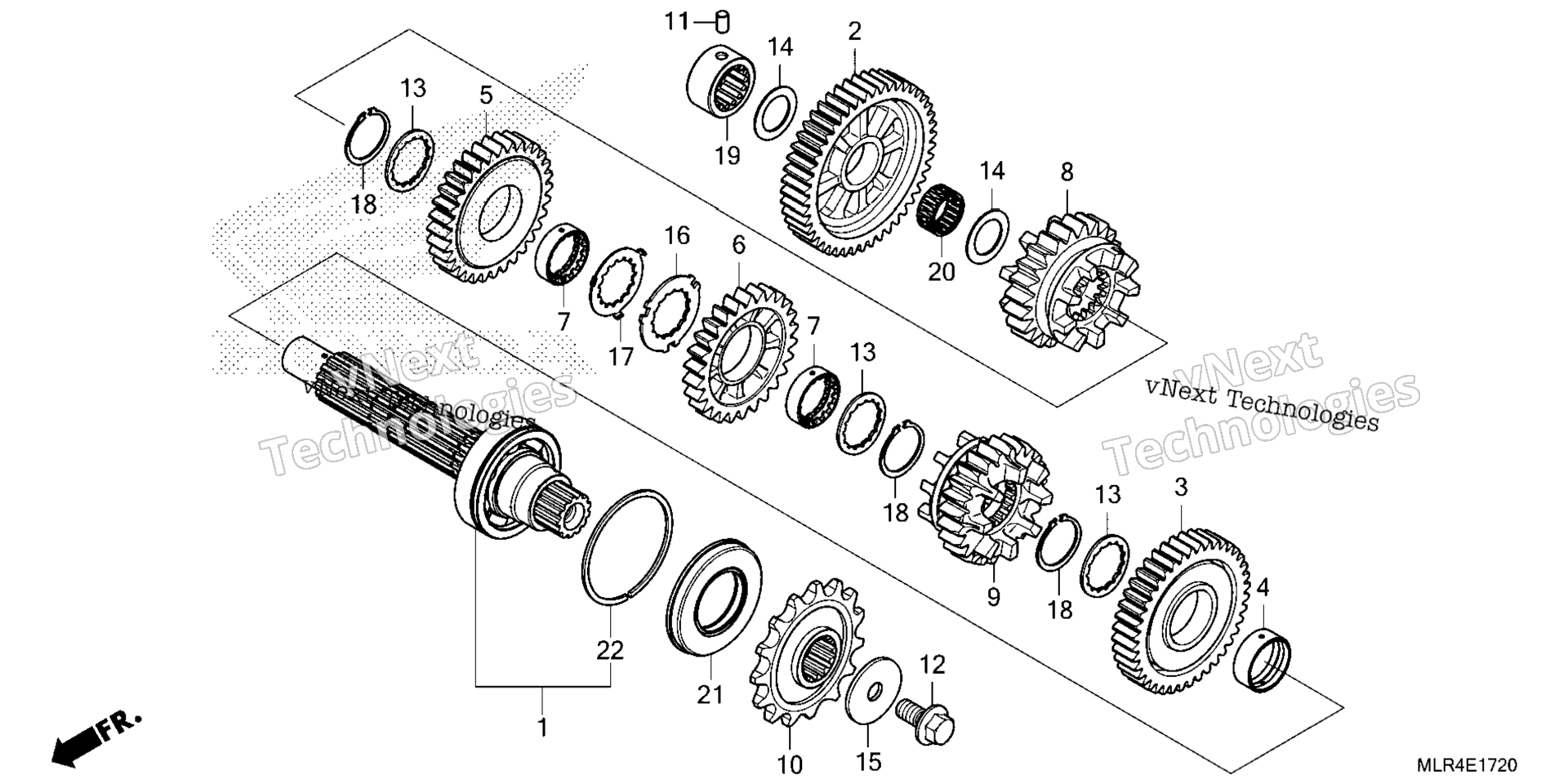 Трансмиссия (COUNTERSHAFT)