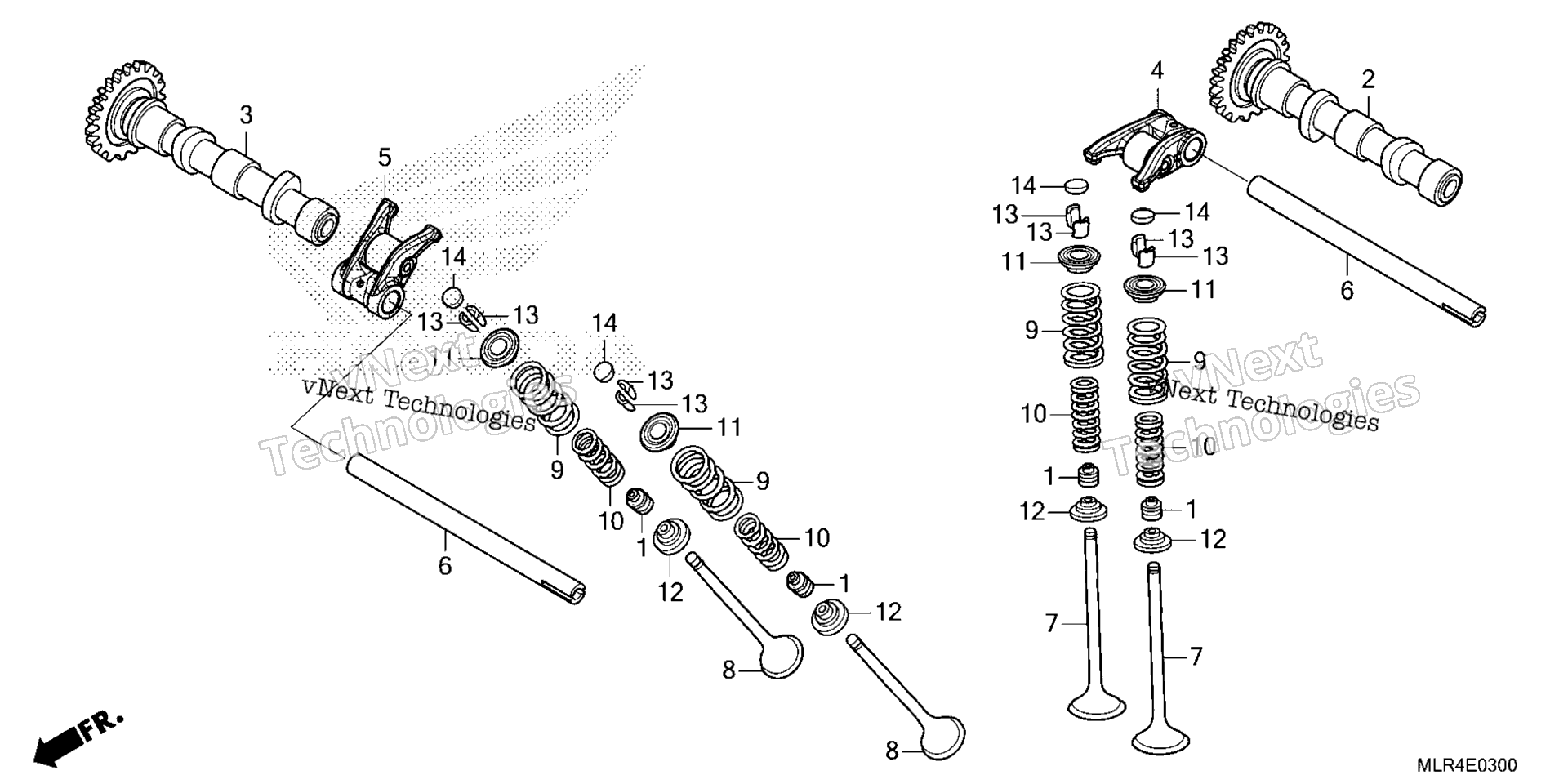 CAMSHAFT / клапан