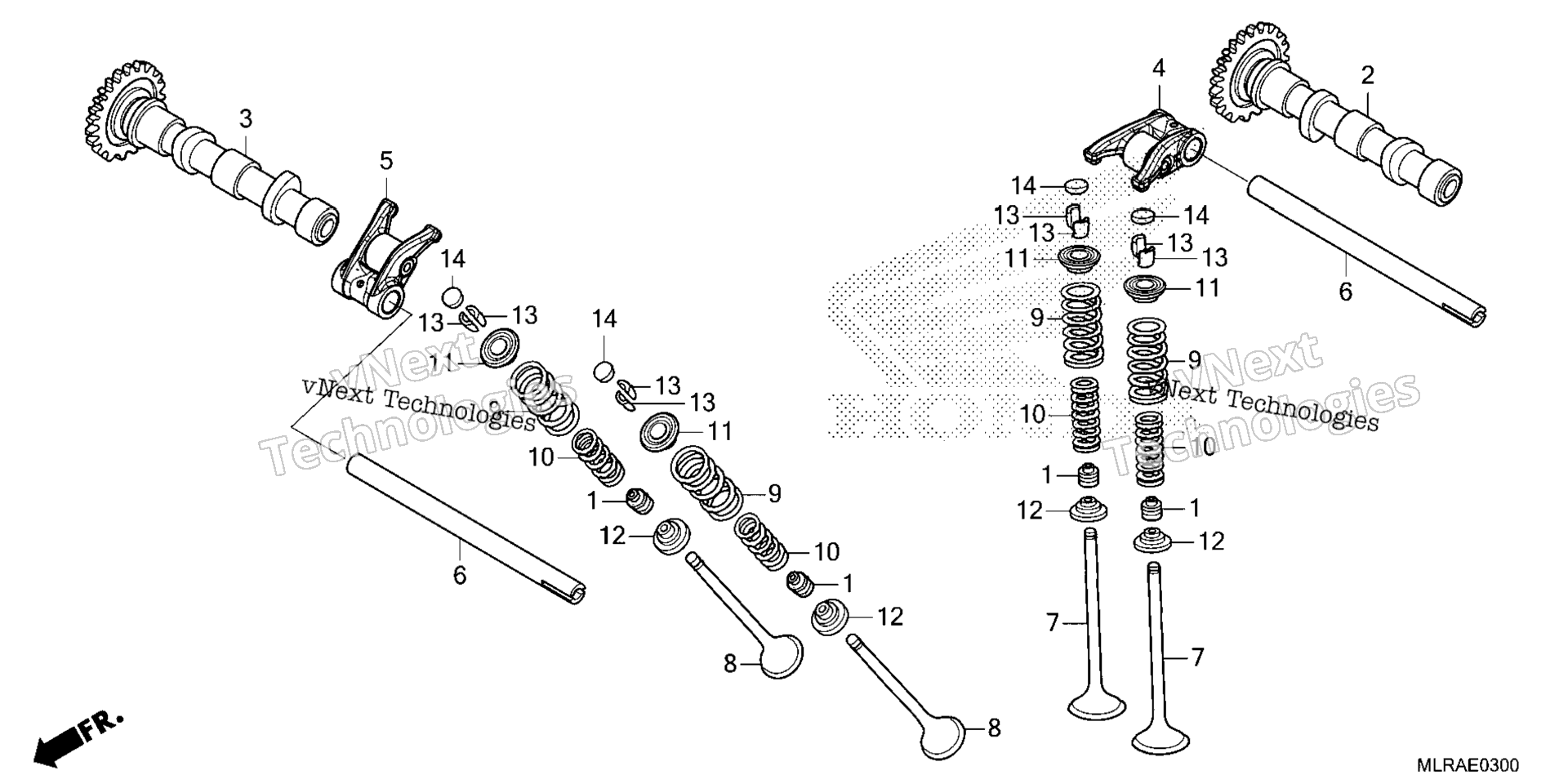 CAMSHAFT / клапан