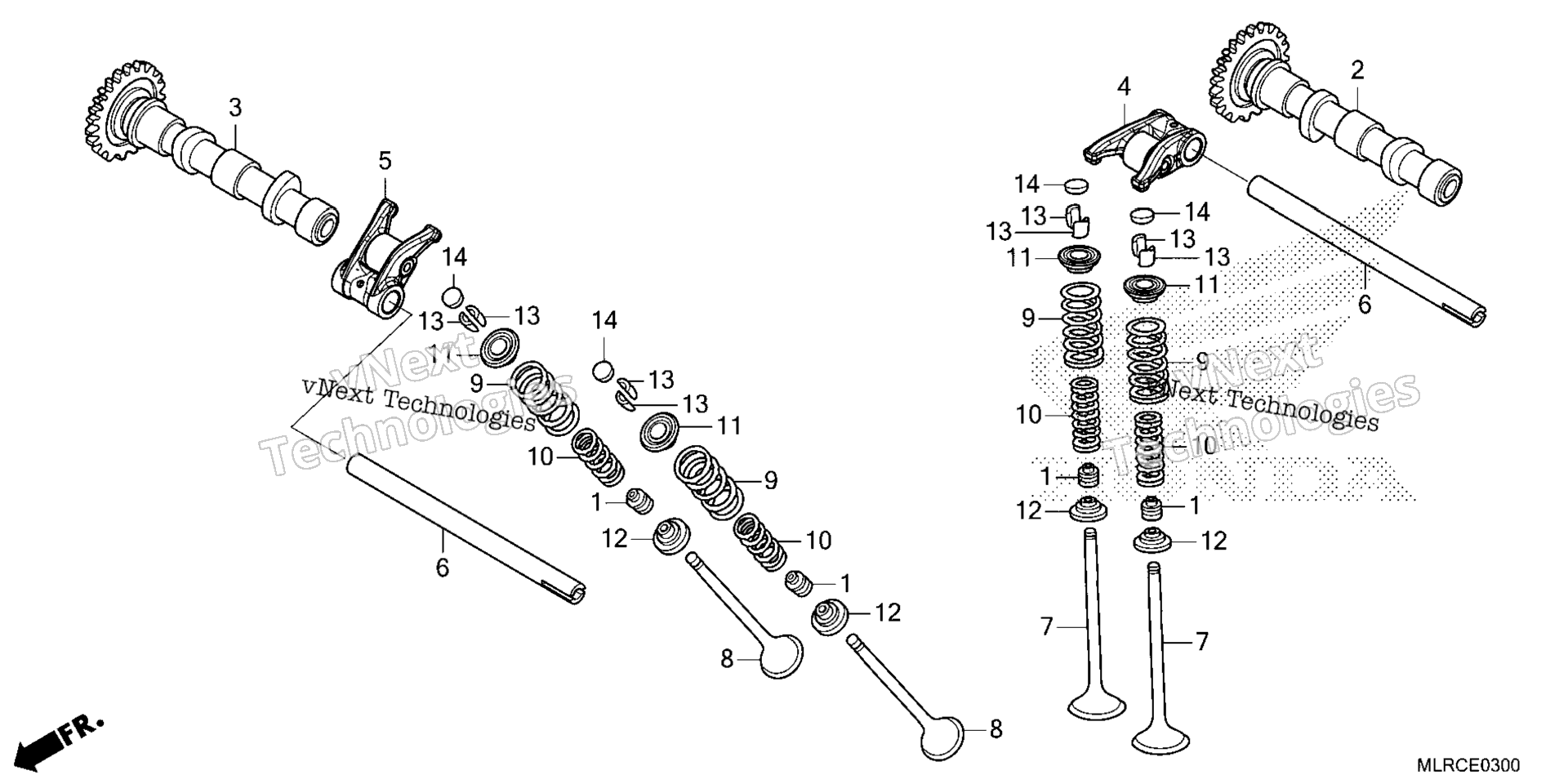 CAMSHAFT / клапан