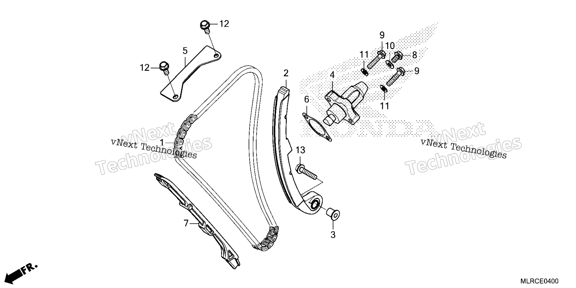 кулачок цепь / TENSIONER