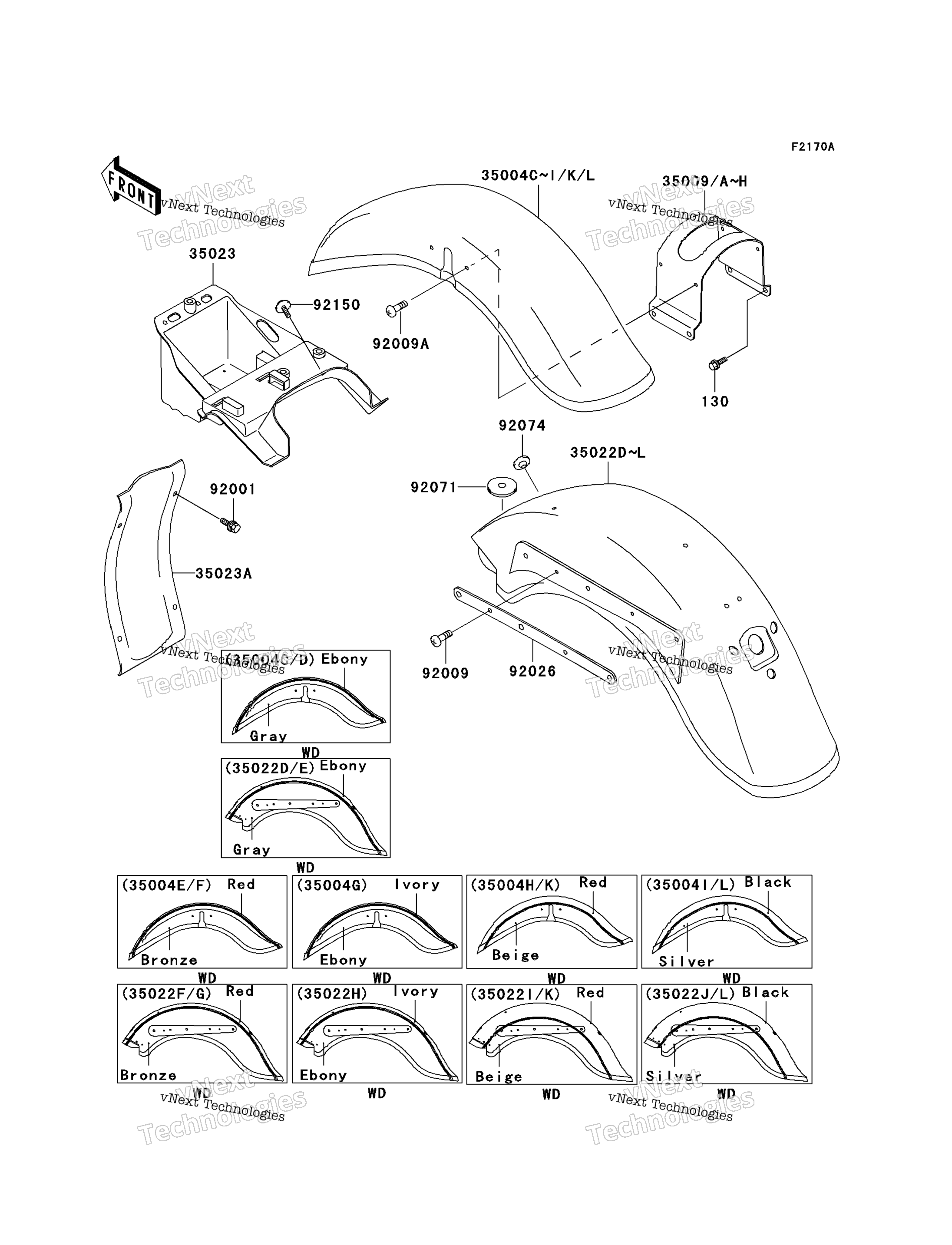 Fenders (Vn800 B4 / B5)