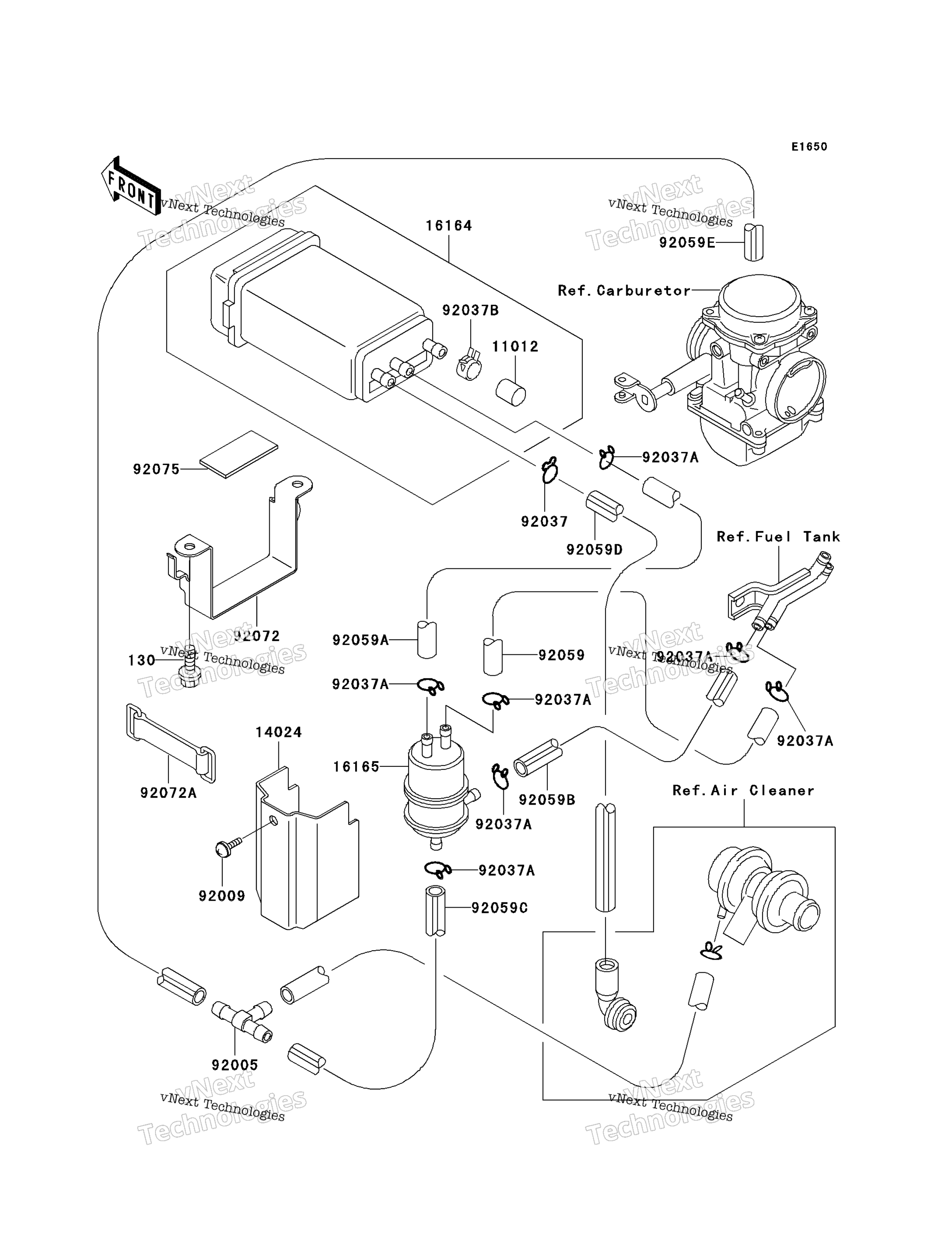 топливный Evaporative System (Ca)