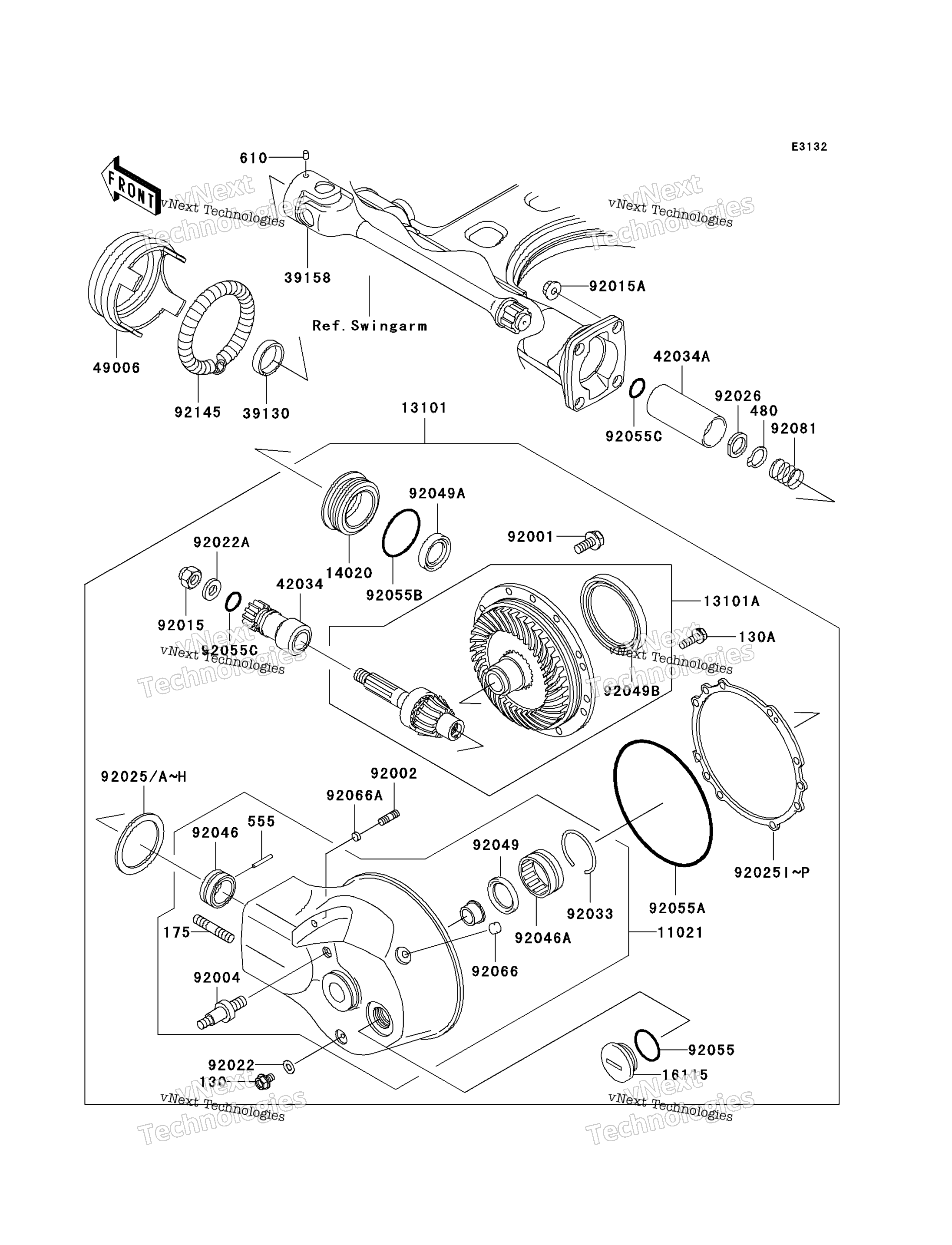 Привод Shaft/Final Gear