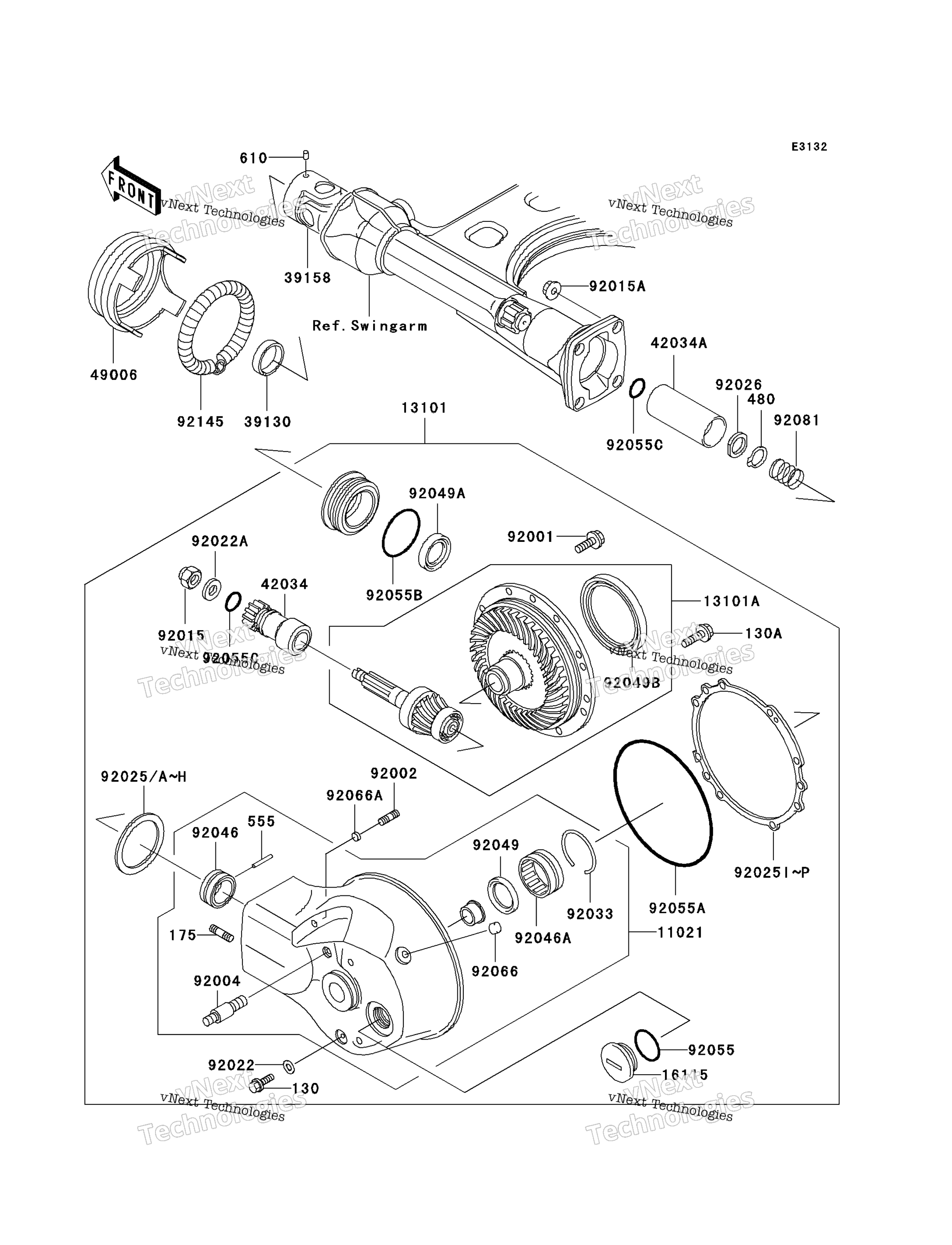 Привод Shaft/Final Gear