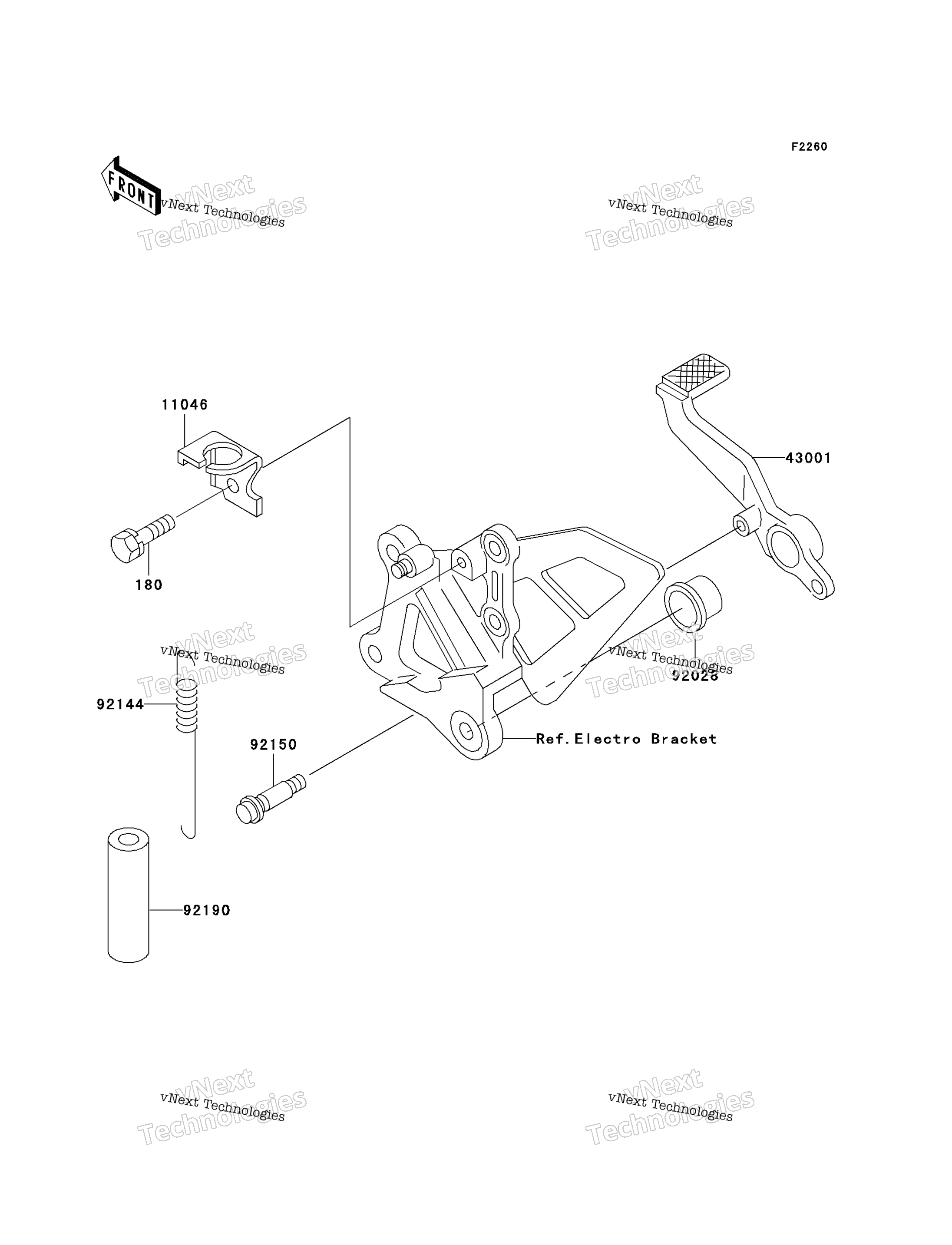 Тормоз Pedal/Torque Link