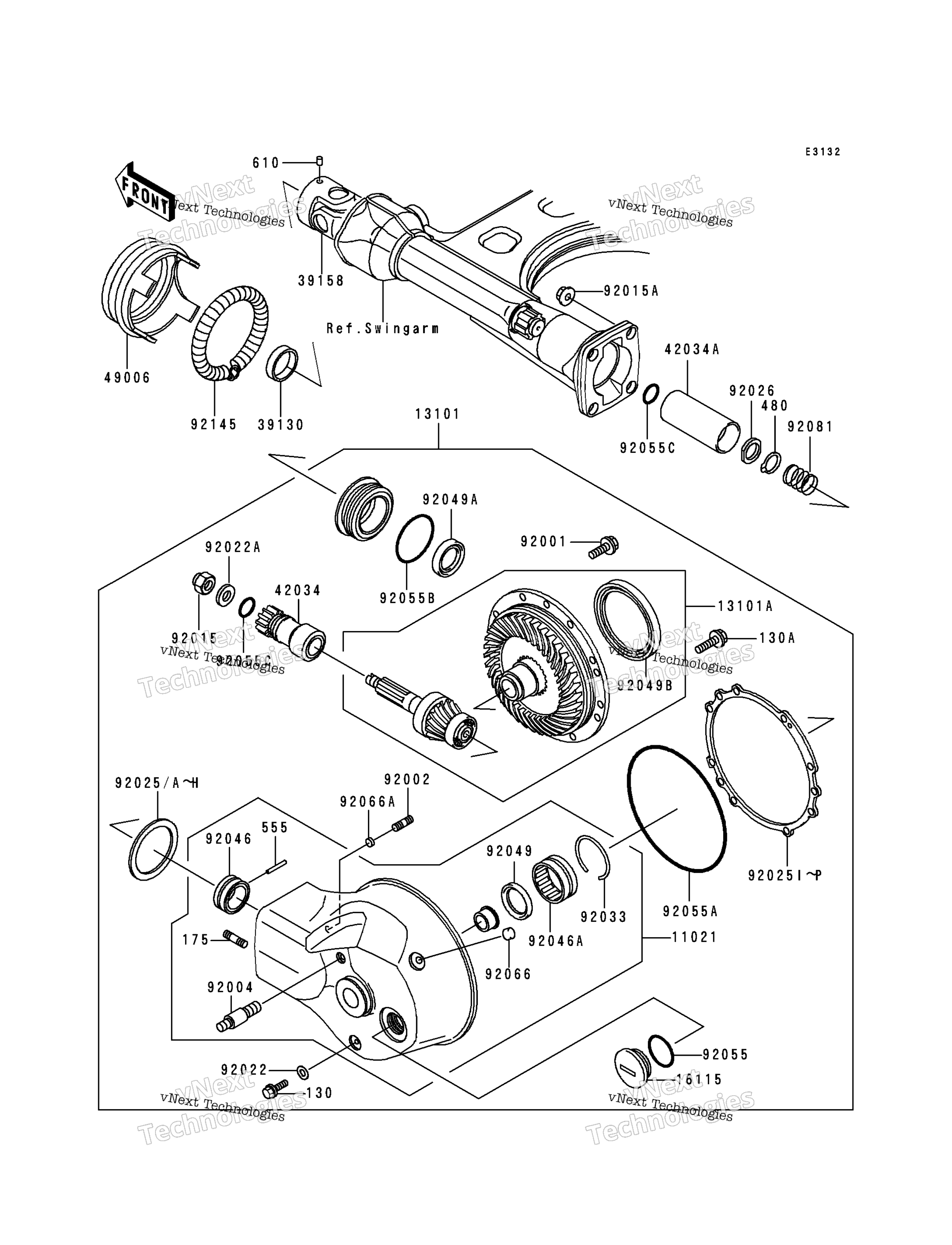 Привод Shaft/Final Gear