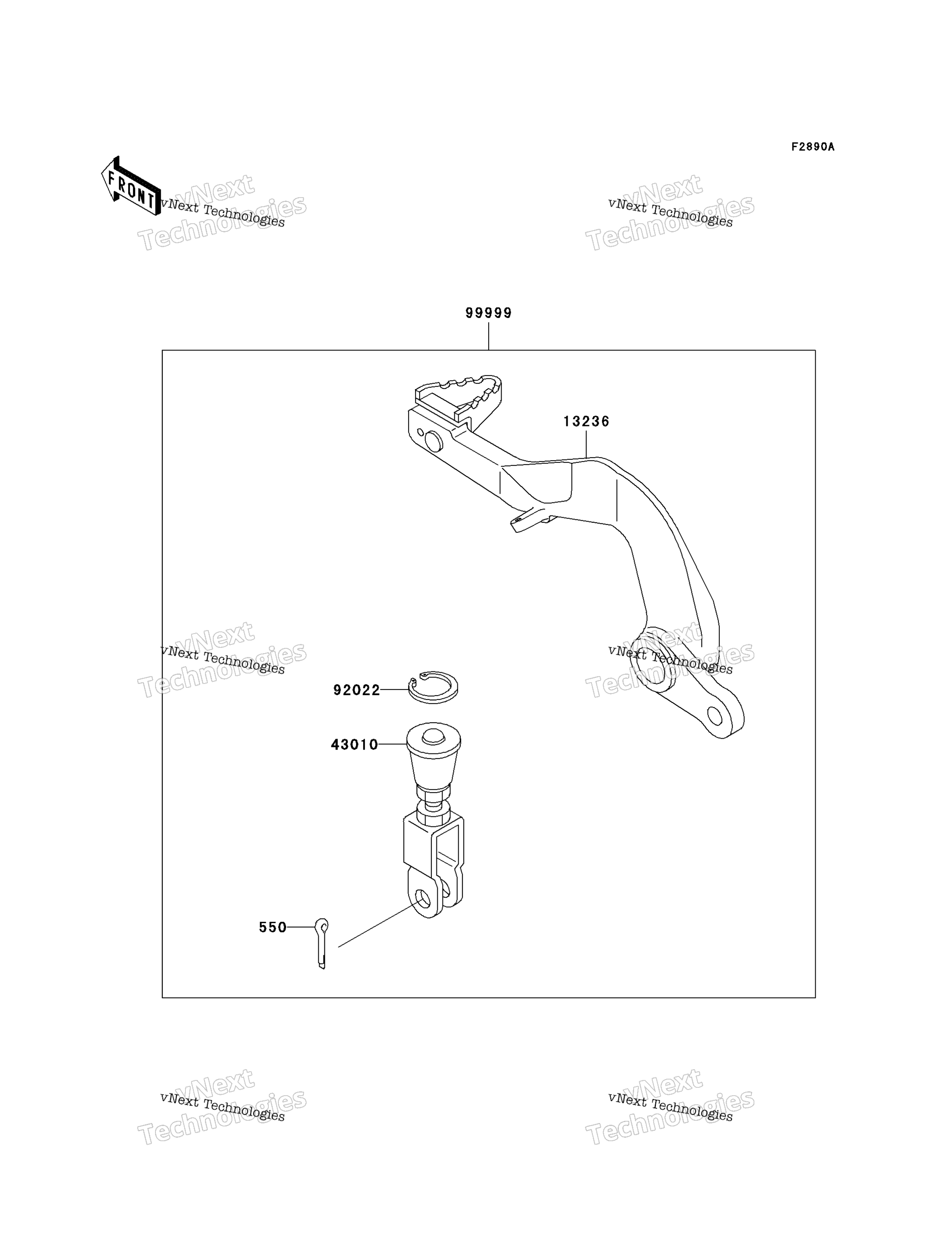 Опциональные запчасти (Brake Pedal)