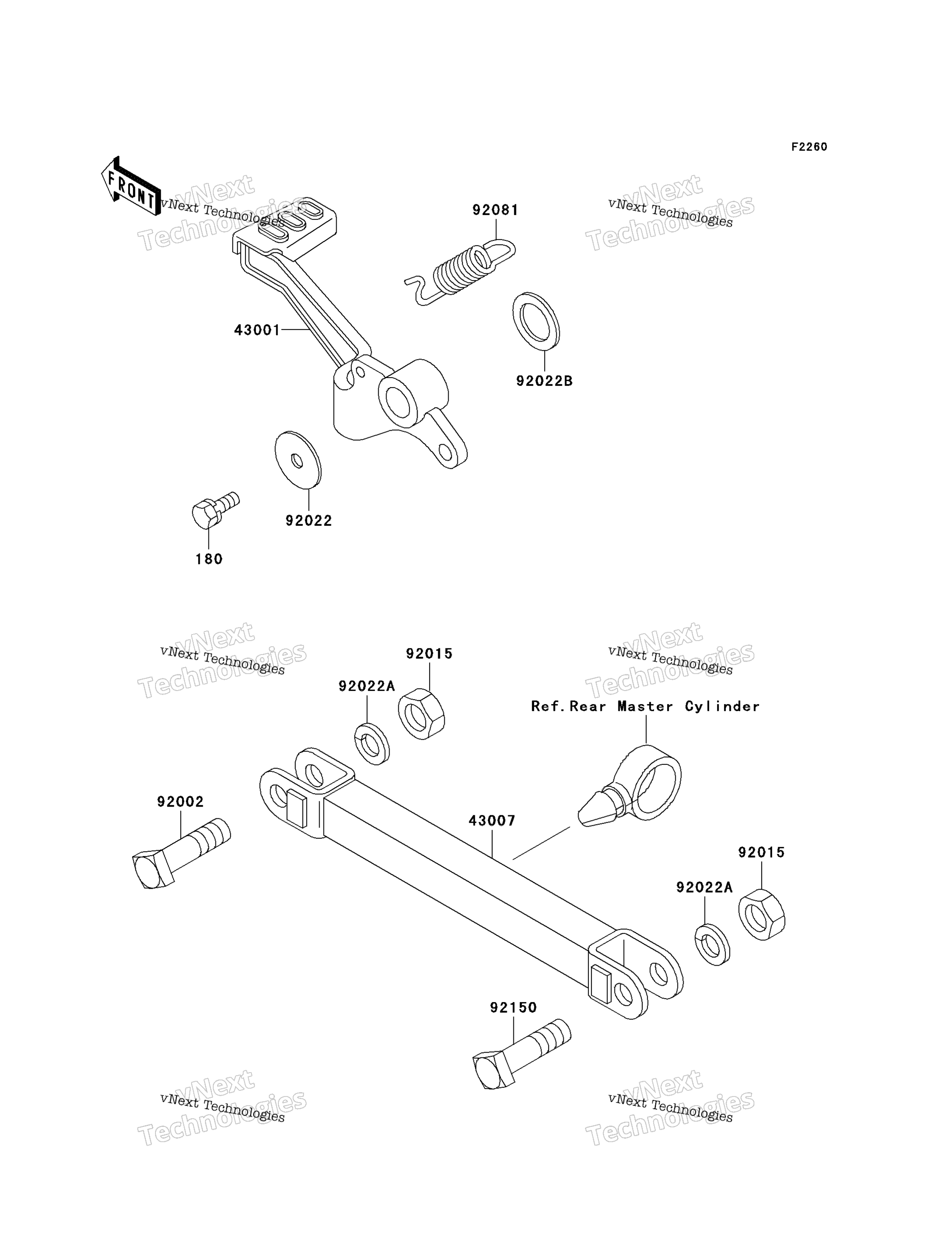 Тормоз Pedal/Torque Link