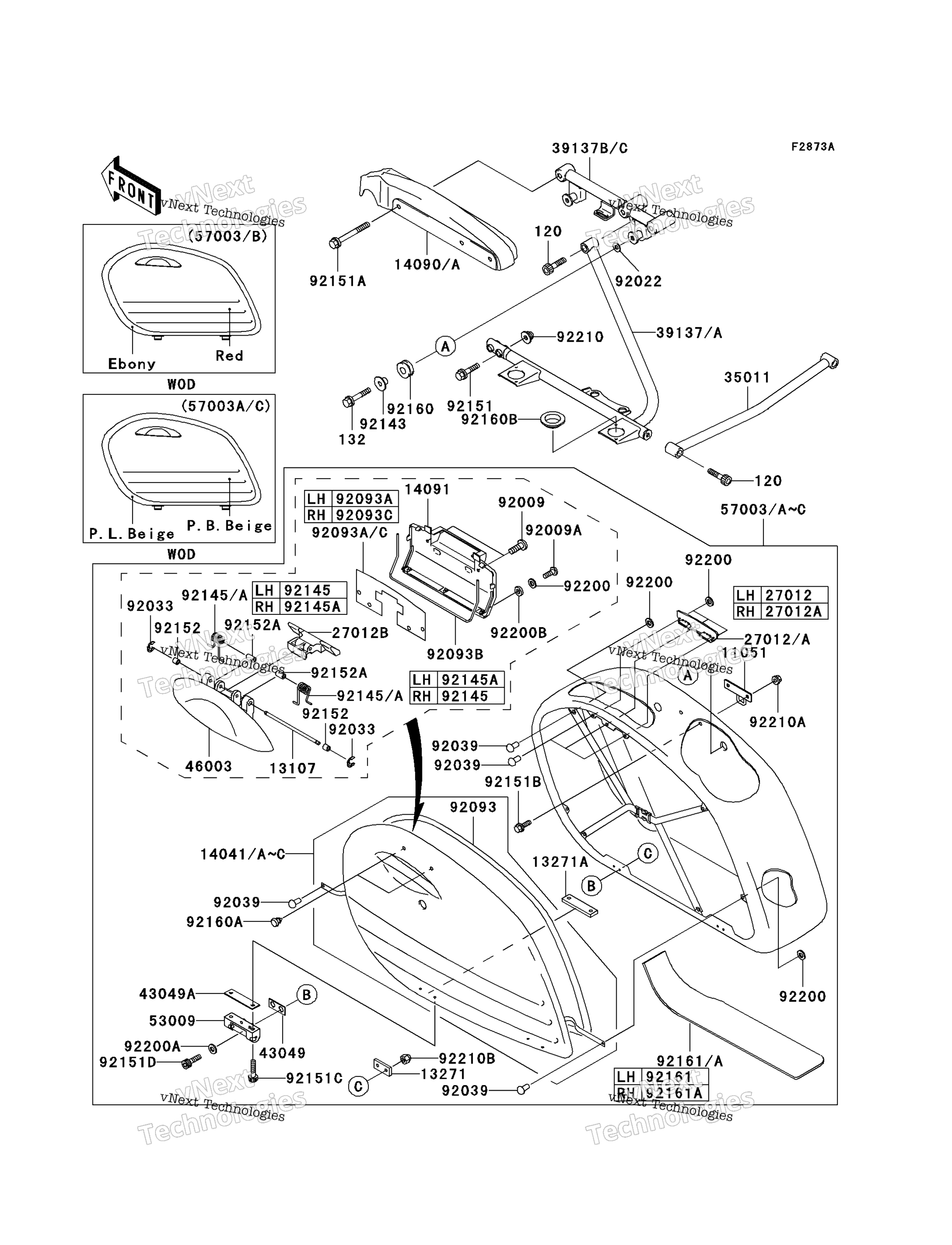 Saddlebags (Vn1500 L3)