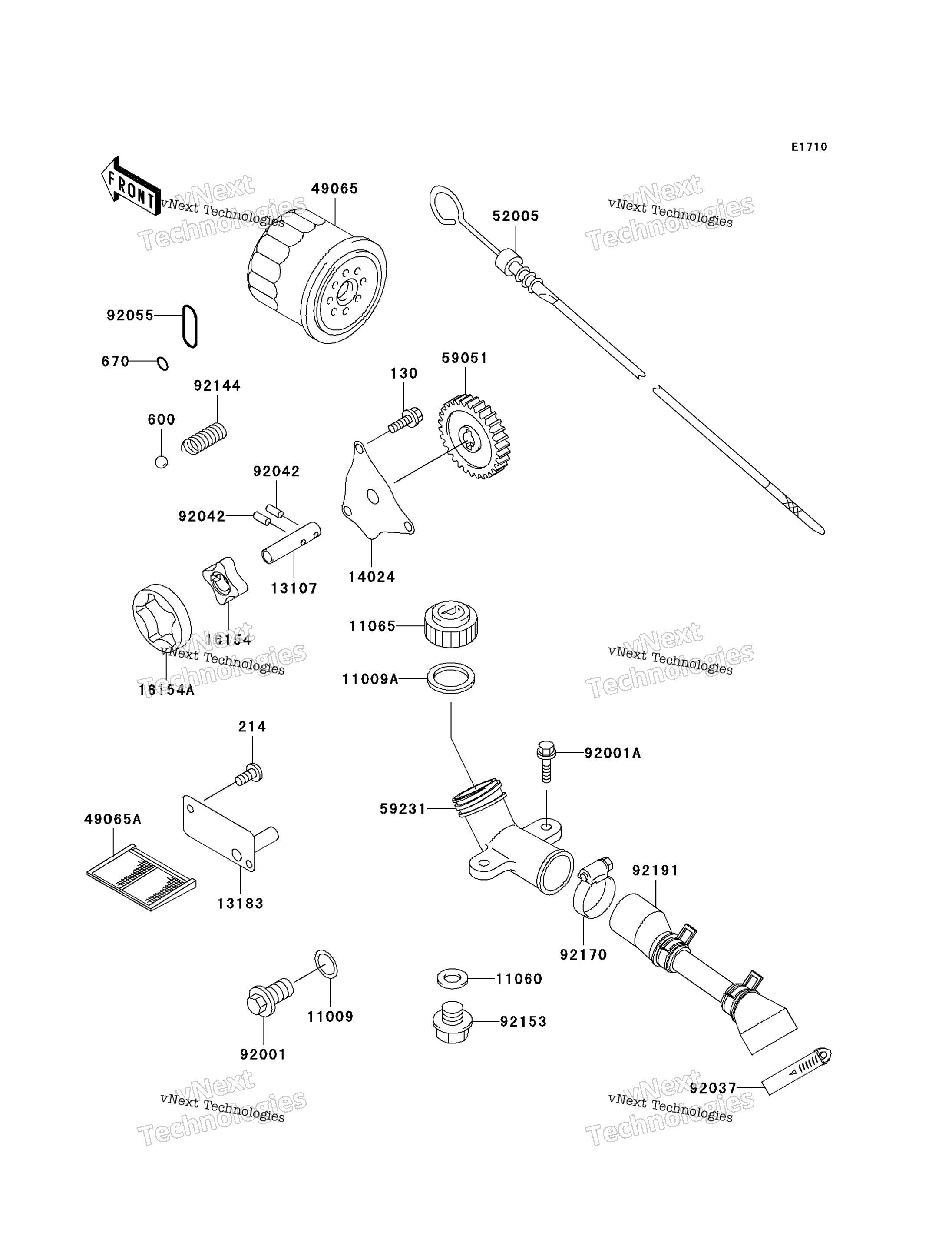 масляный насос / масляный фильтр