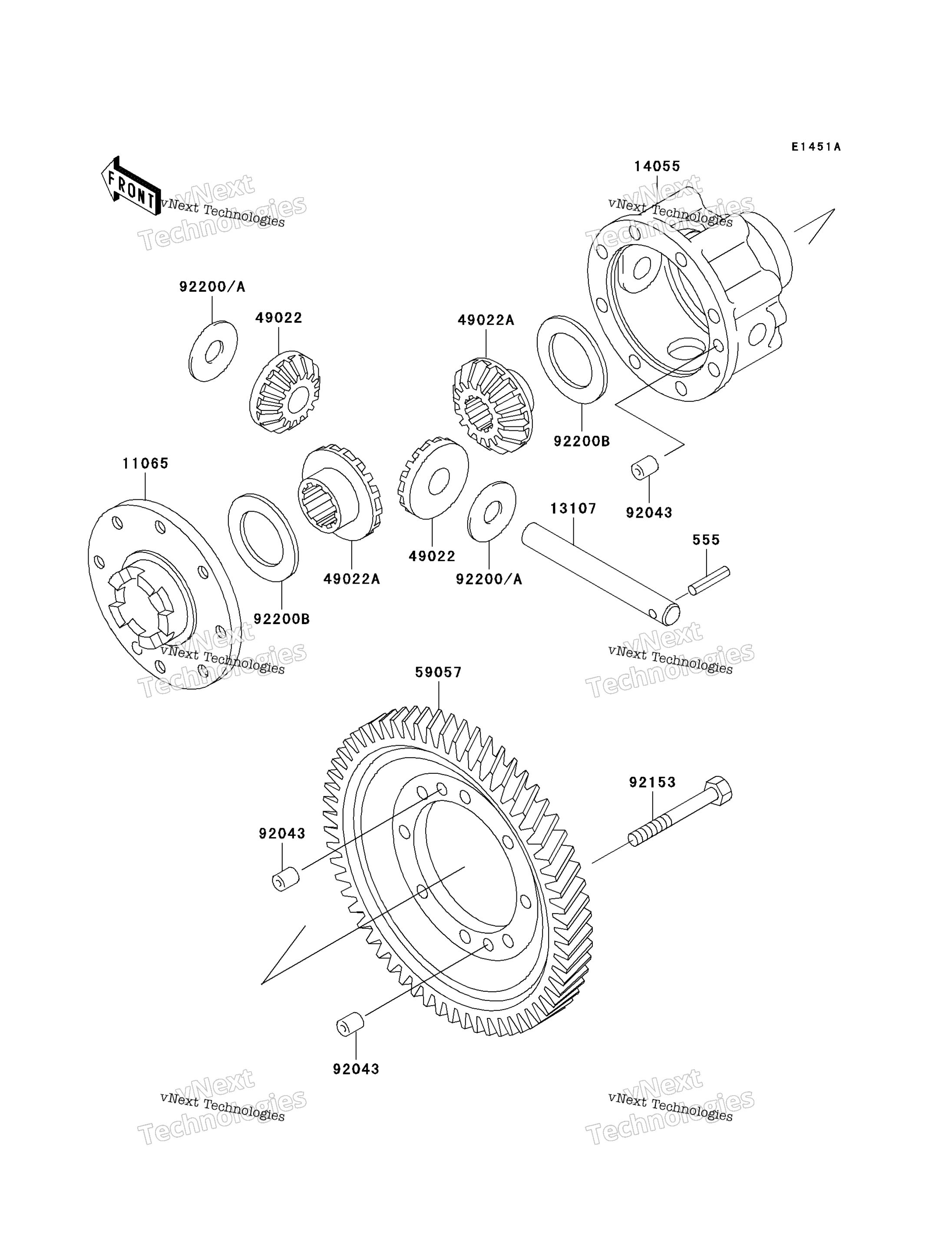 Differential (Kaf620 G4 / G5)