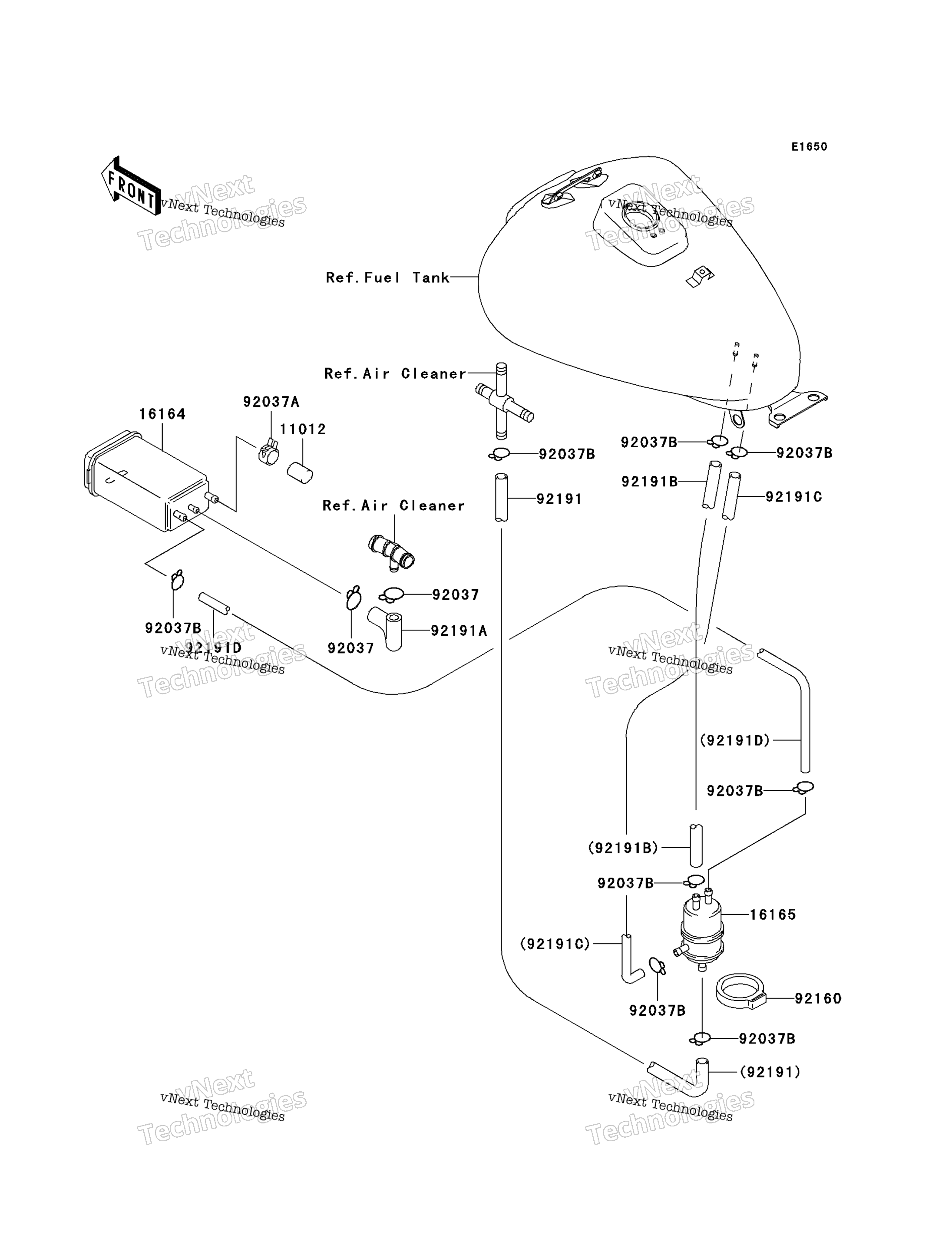 топливный Evaporative System (Ca)