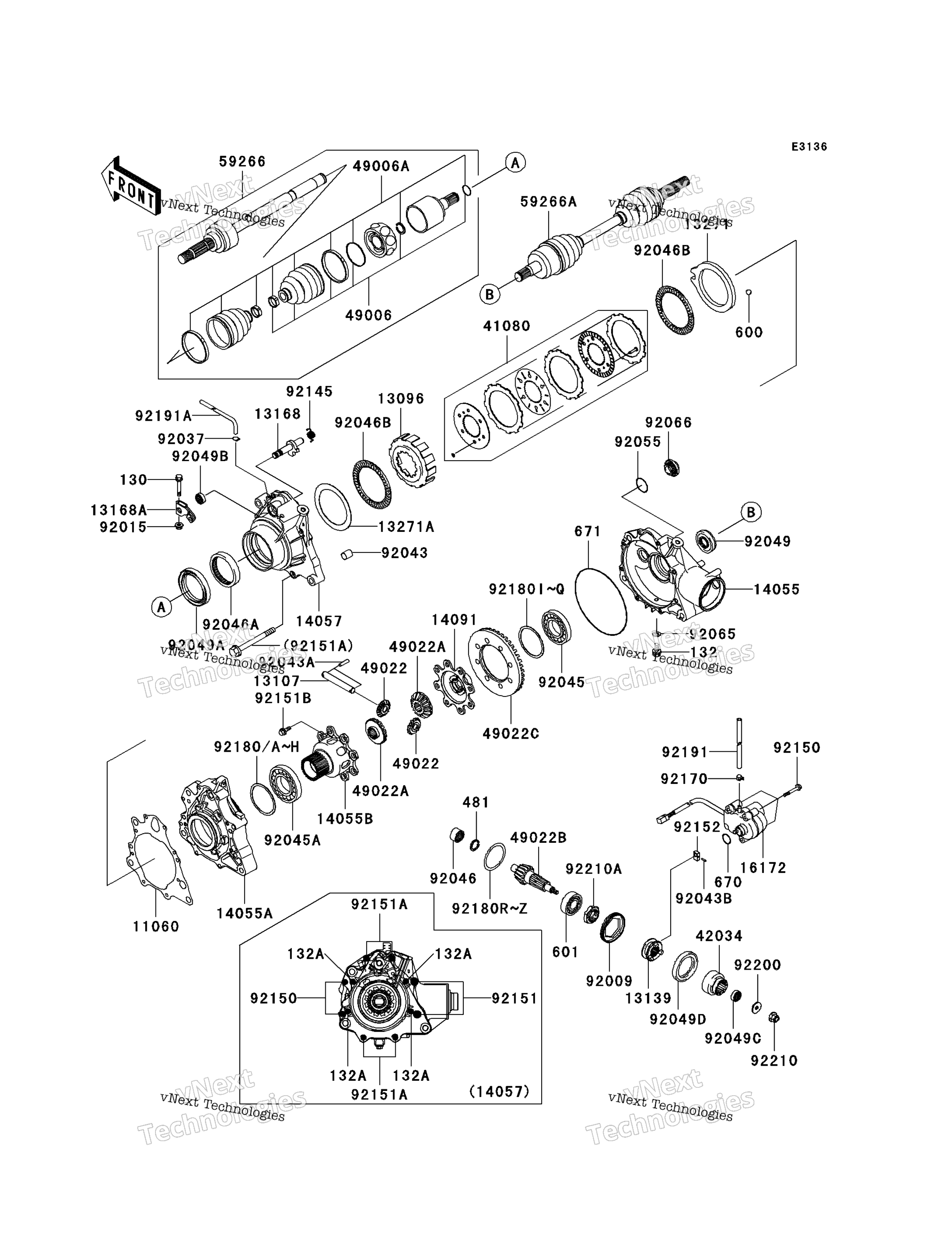 Привод Shaft-Fr (-Jkbvfha1 4B531603)