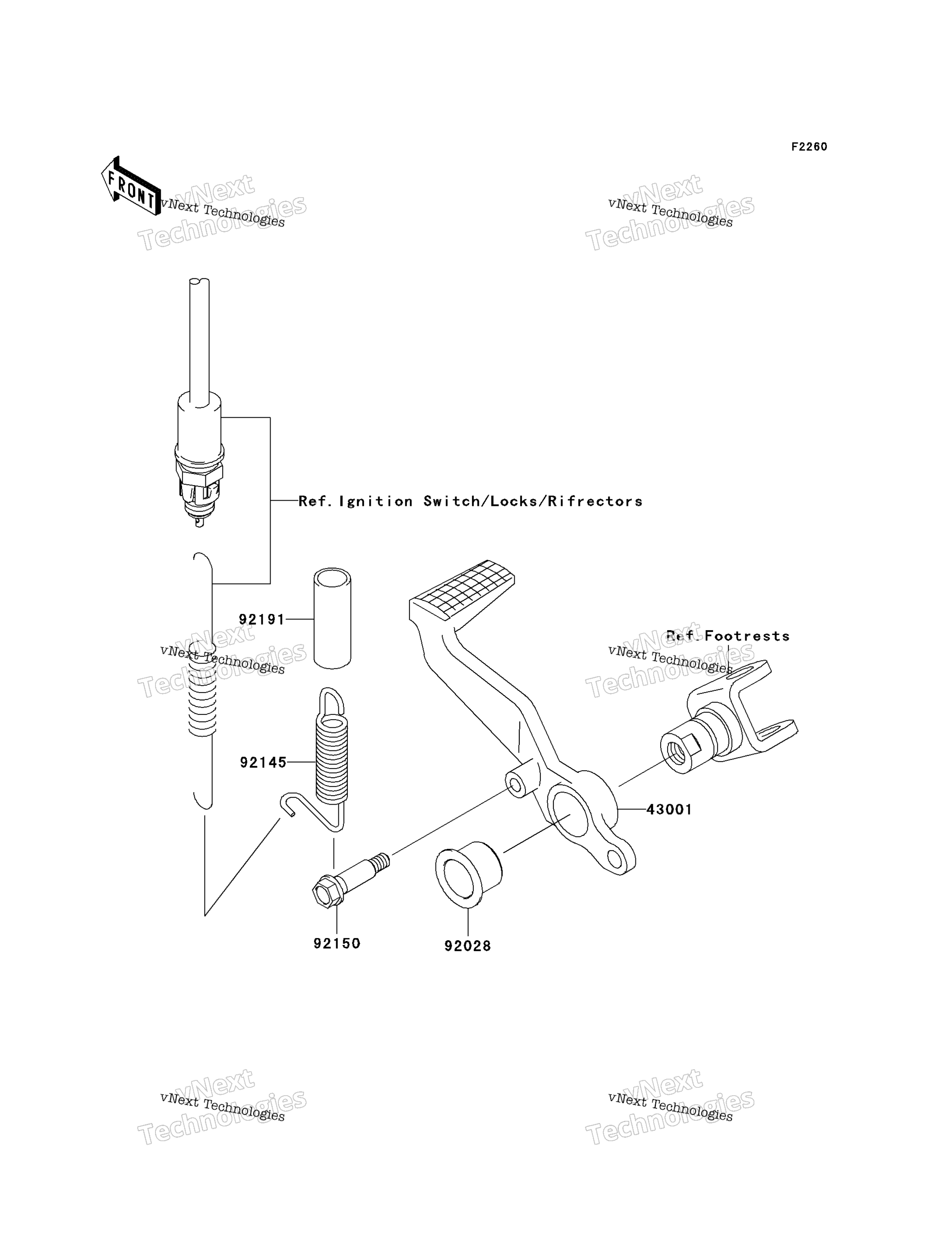 Тормоз Pedal/Torque Link