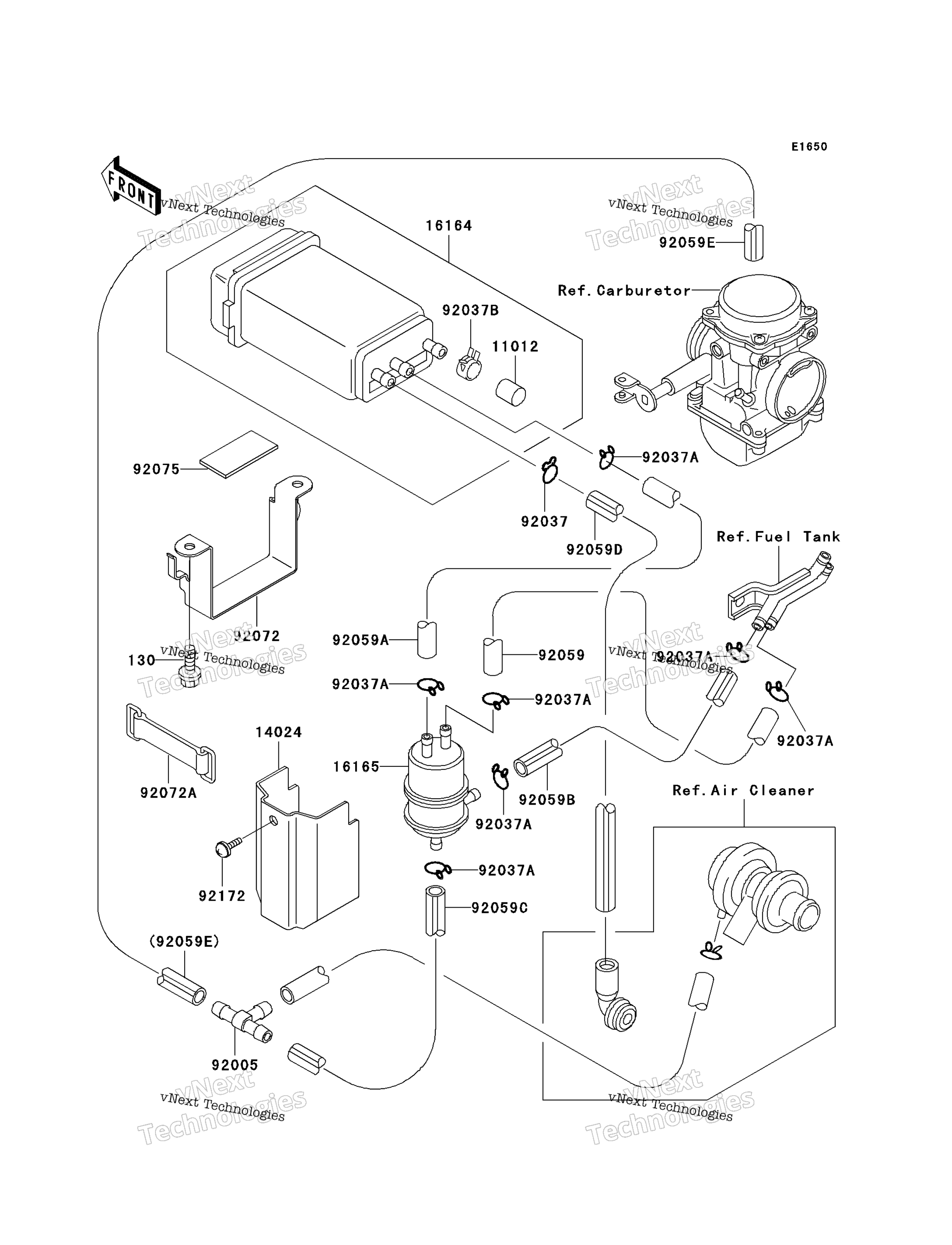 топливный Evaporative System (Ca)