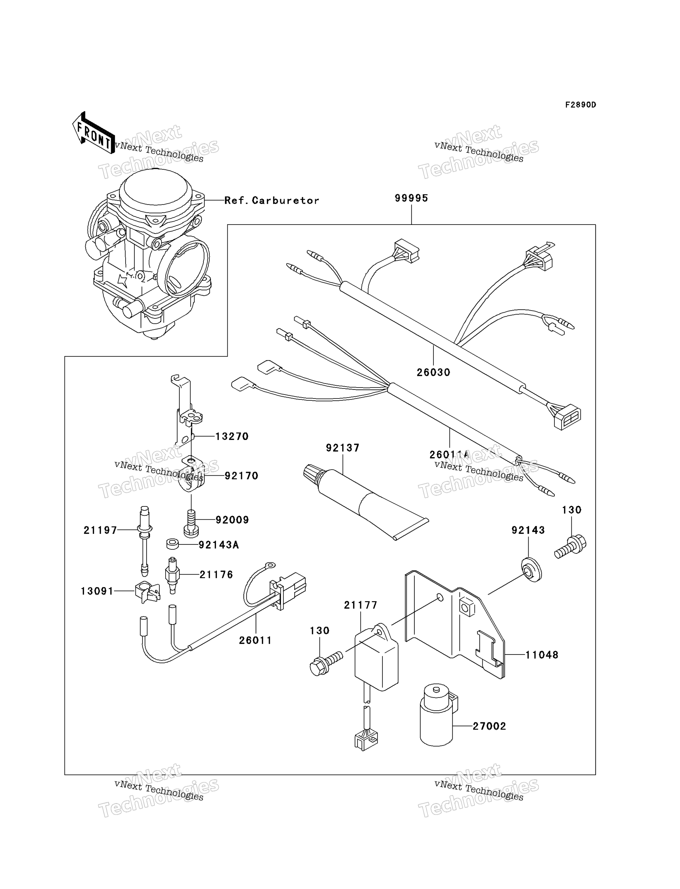 Опциональные запчасти (Carburetor)(Cn)