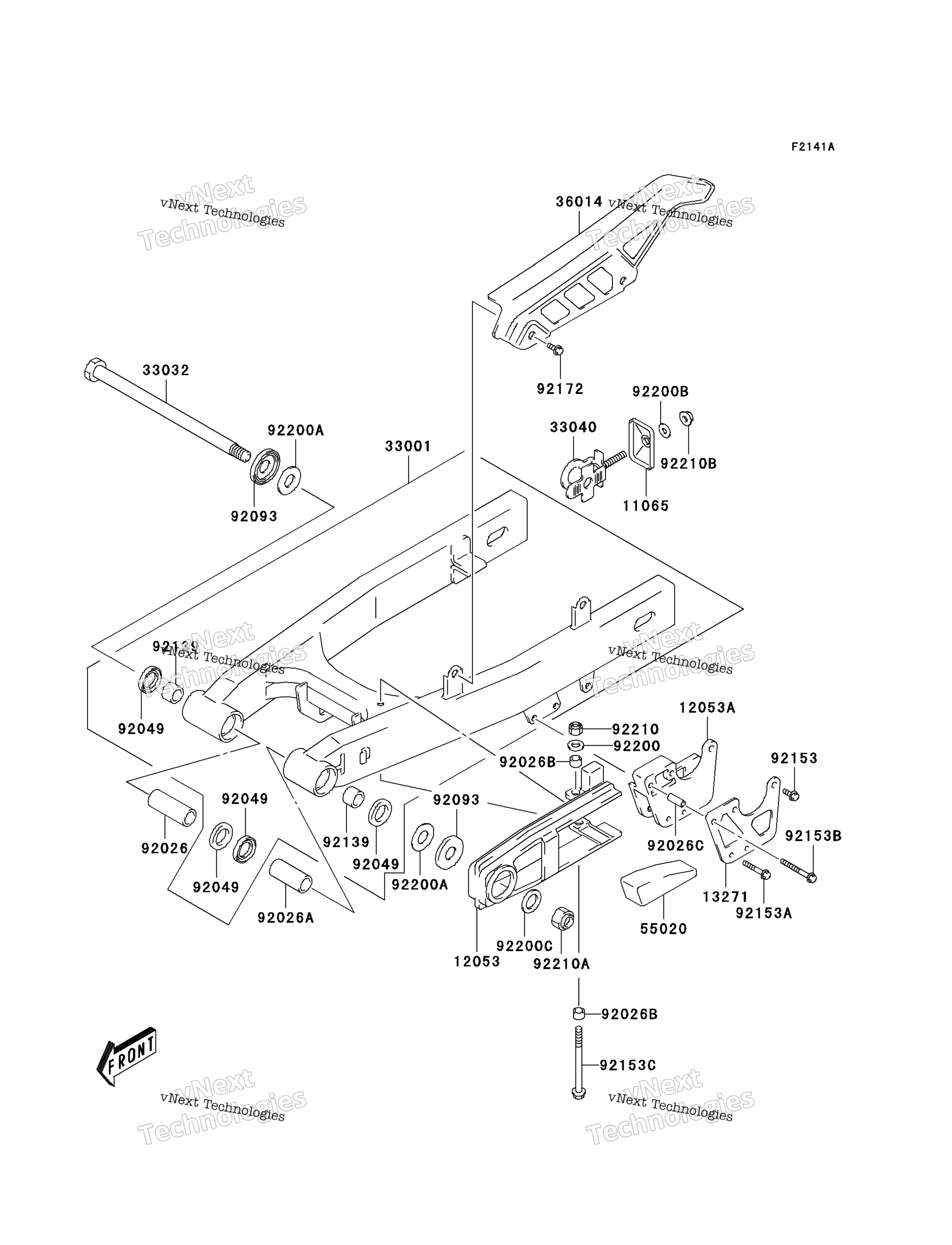 Swingarm (B2 / B3)