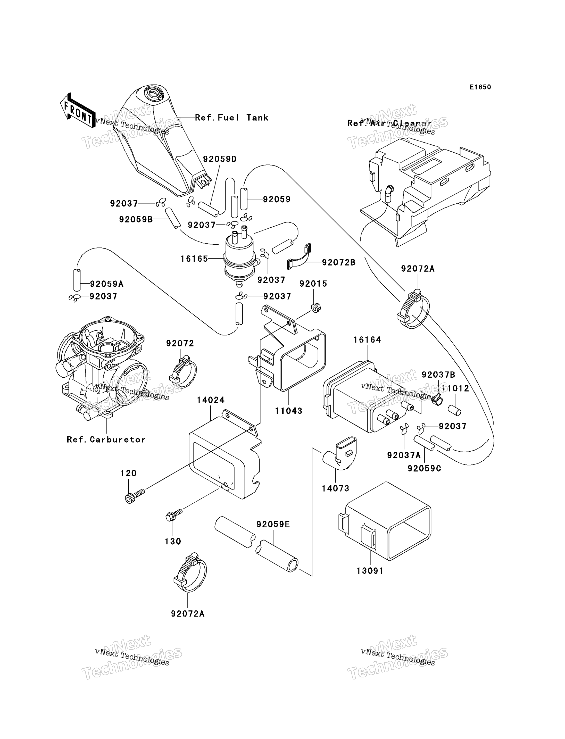 топливный Evaporative System (Ca)
