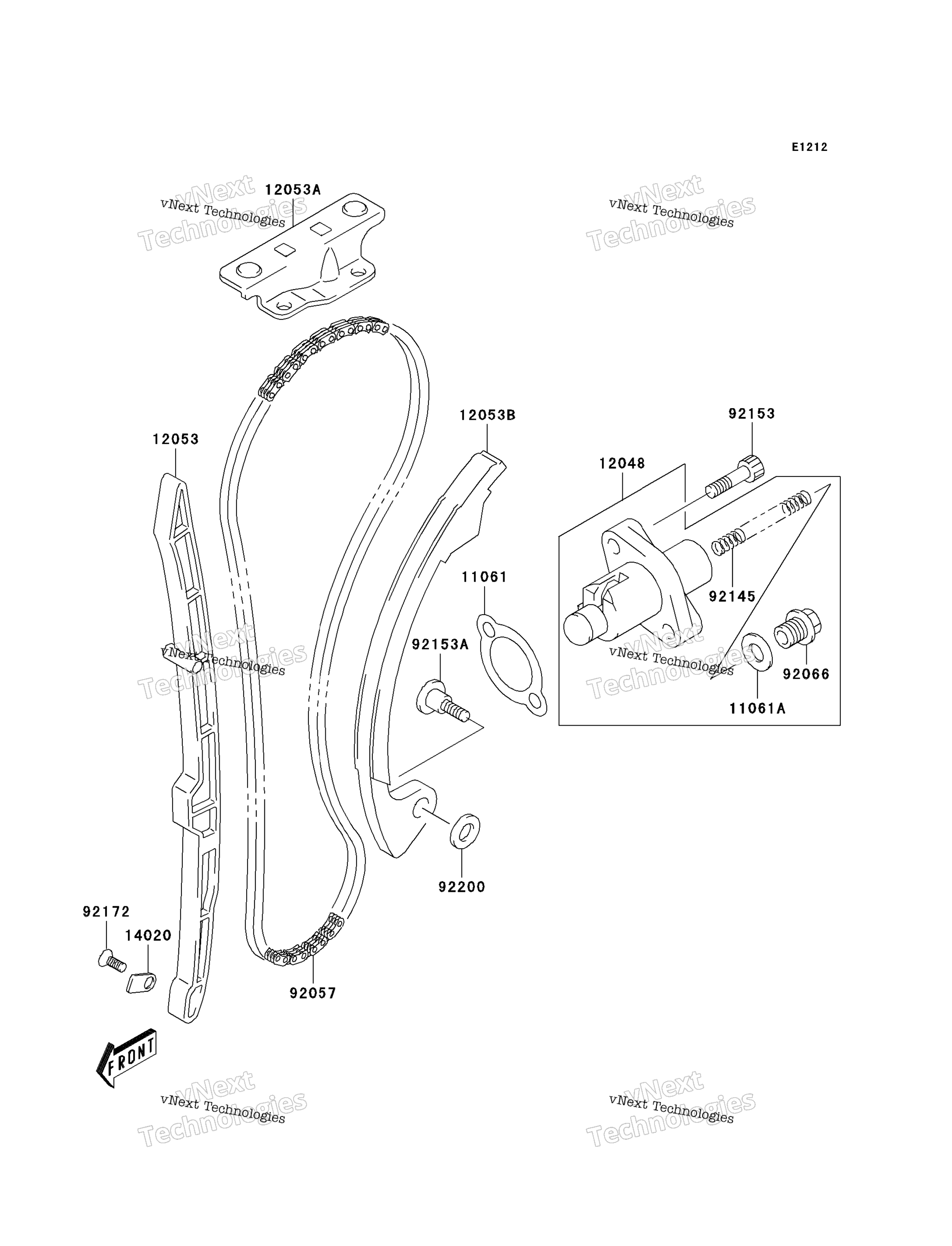 кулачок цепь / Tensioner