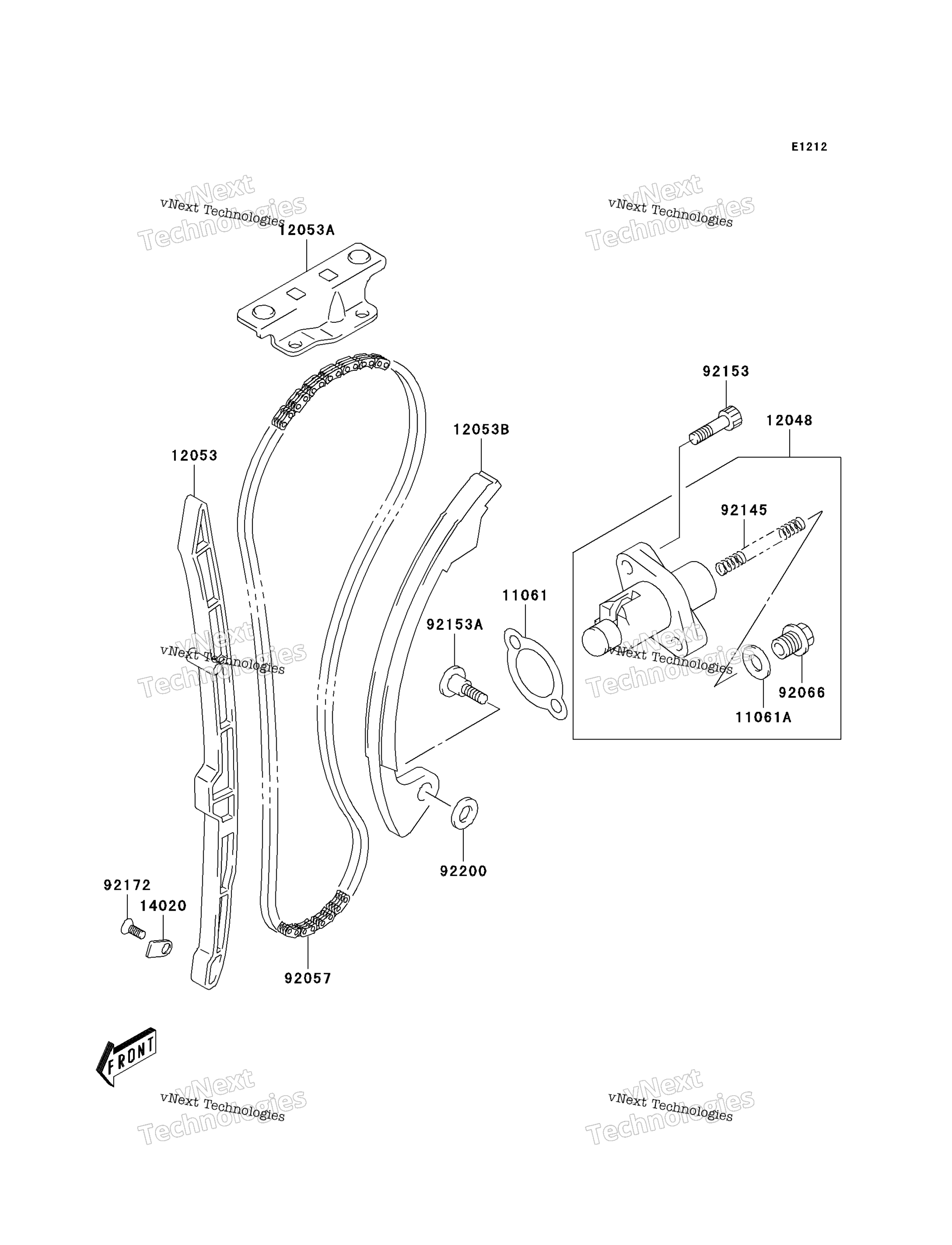 кулачок цепь / Tensioner