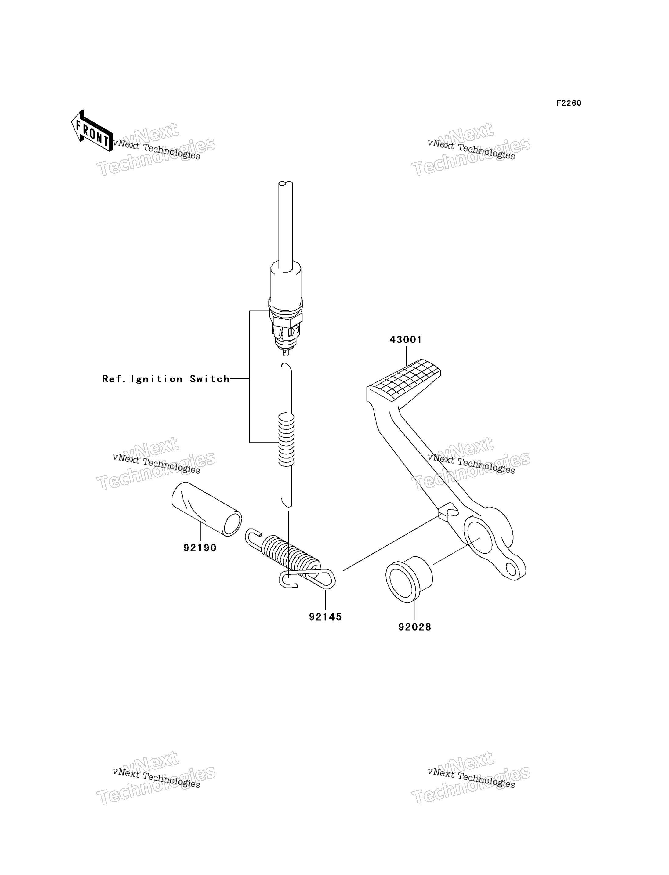 Тормоз Pedal/Torque Link
