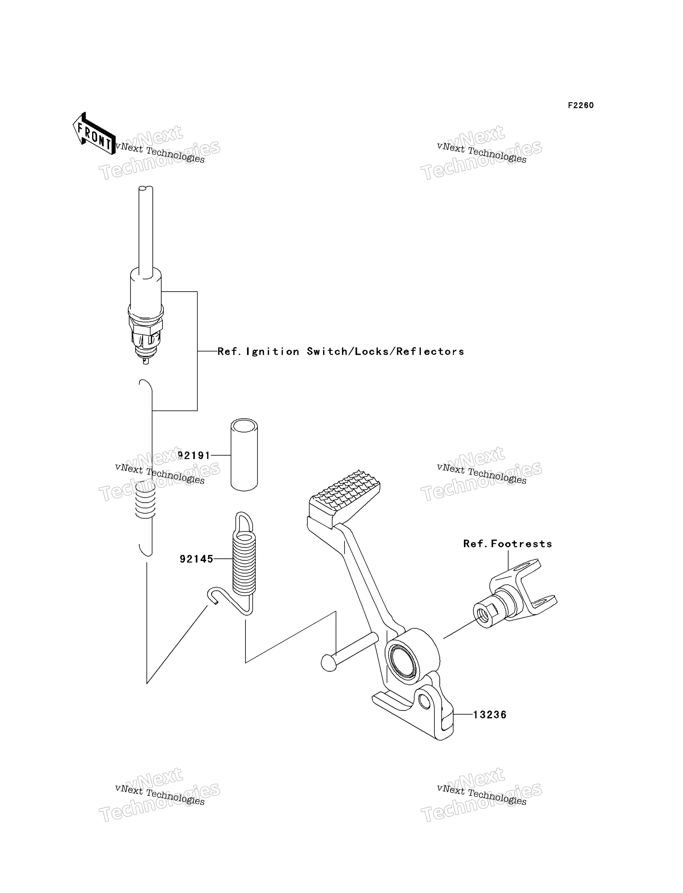 Тормоз Pedal/Torque Link