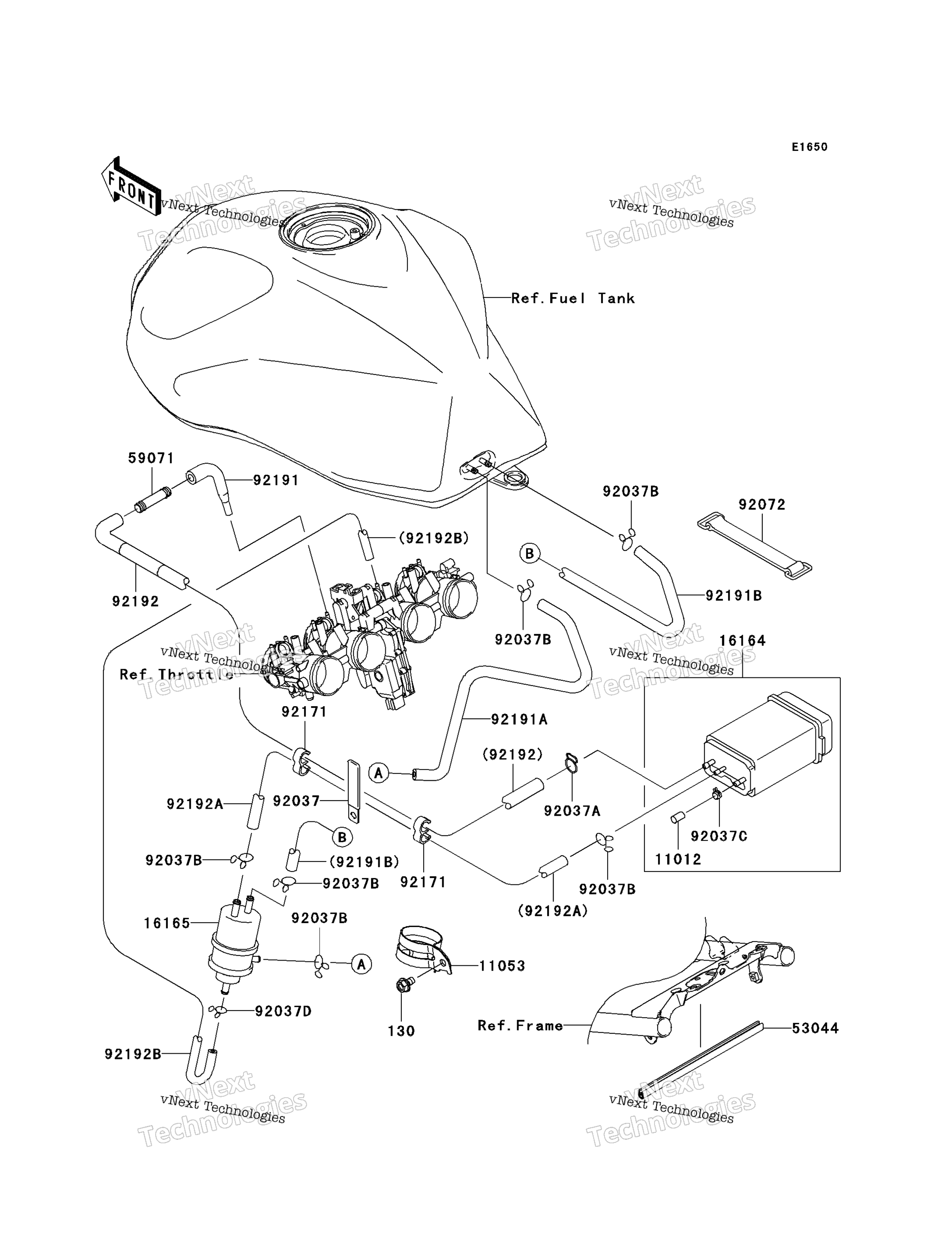 топливный Evaporative System (Ca)