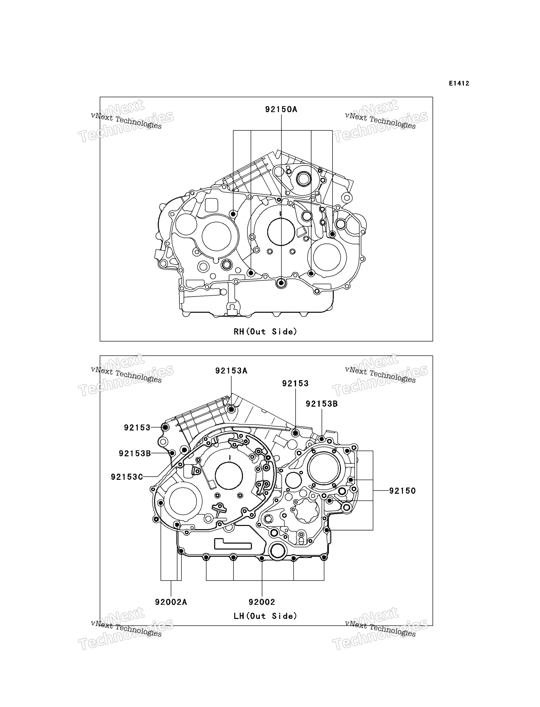 Картер Bolt Pattern (A1/A2)