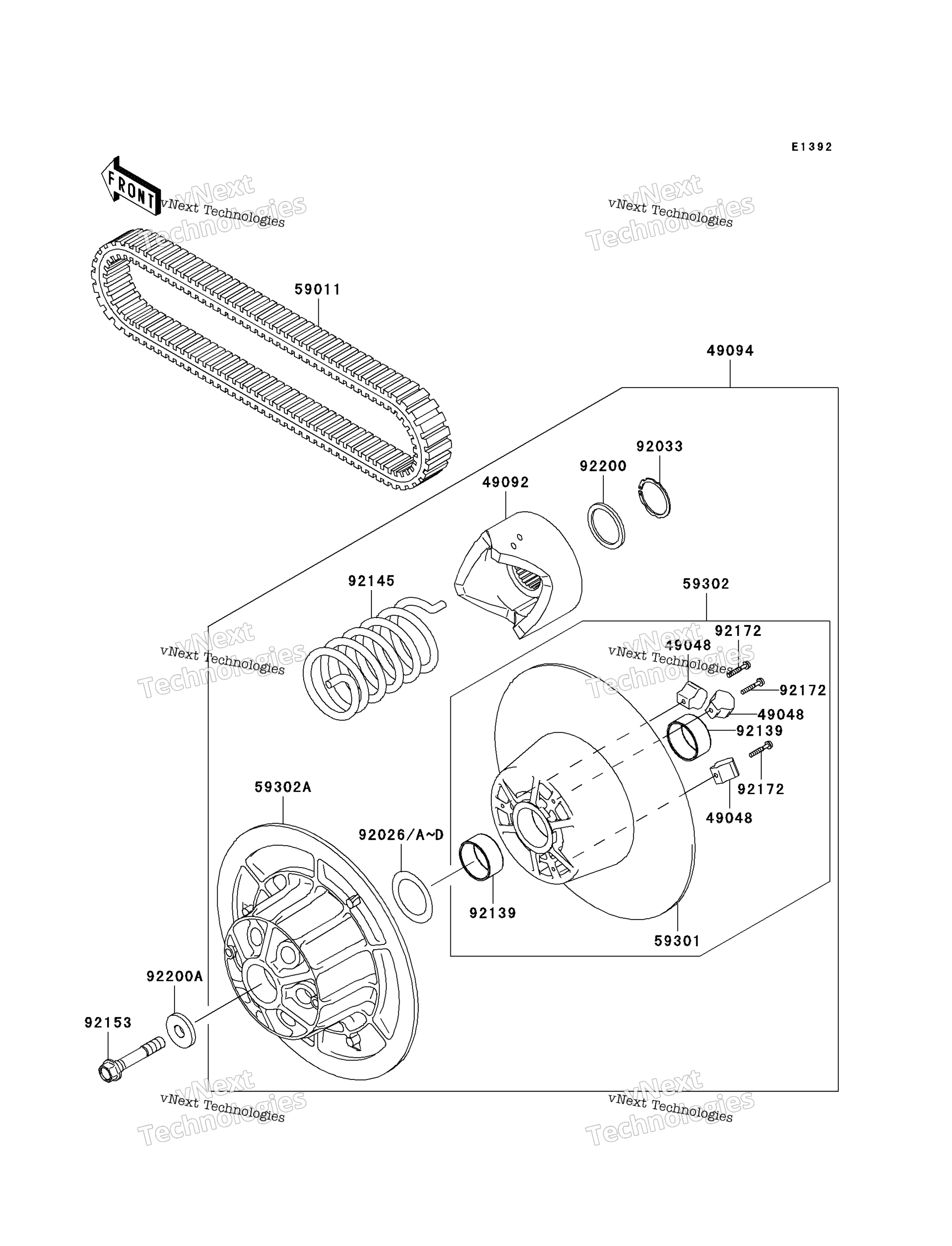 Ведомый Converter/Drive Belt
