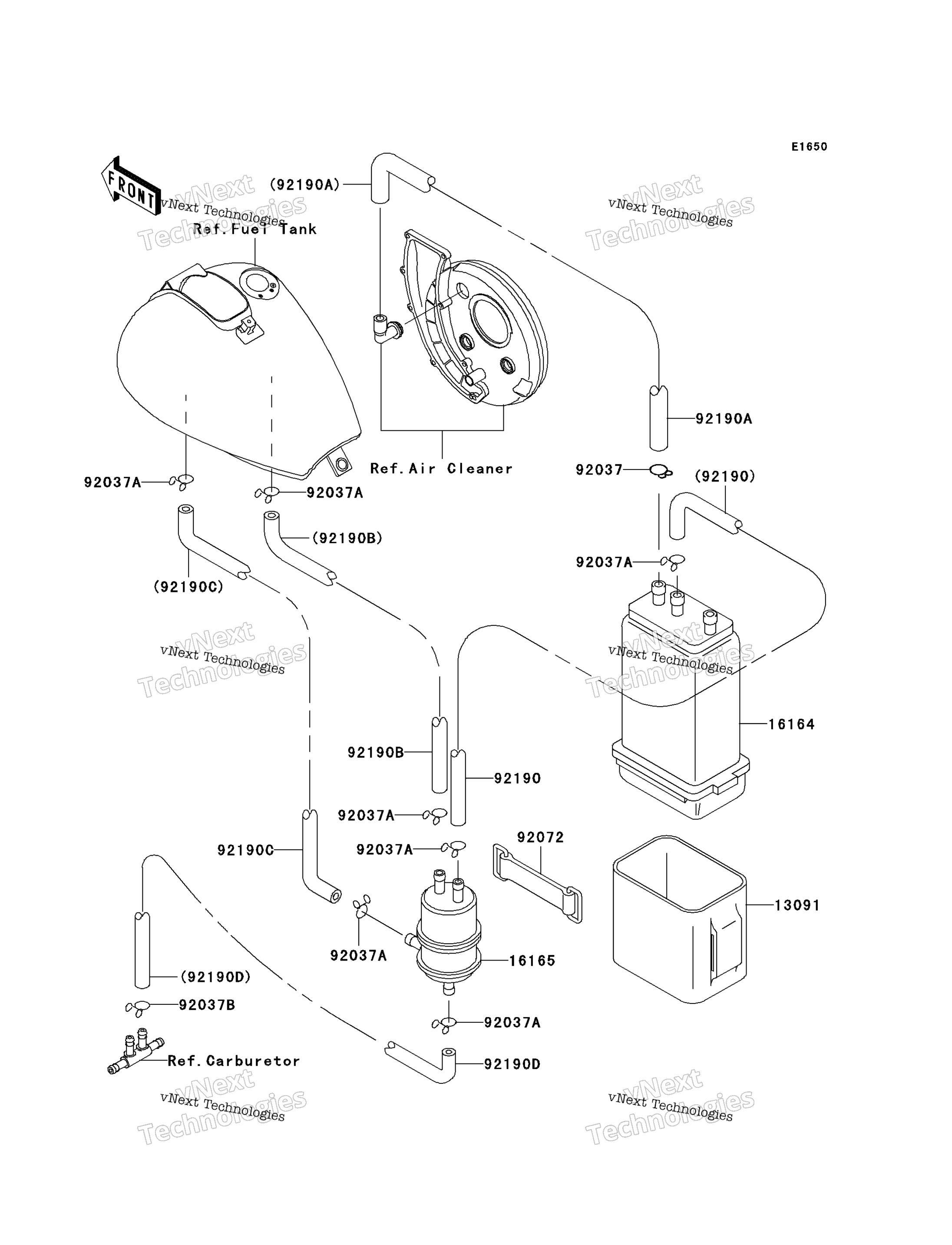 топливный Evaporative System (Ca)