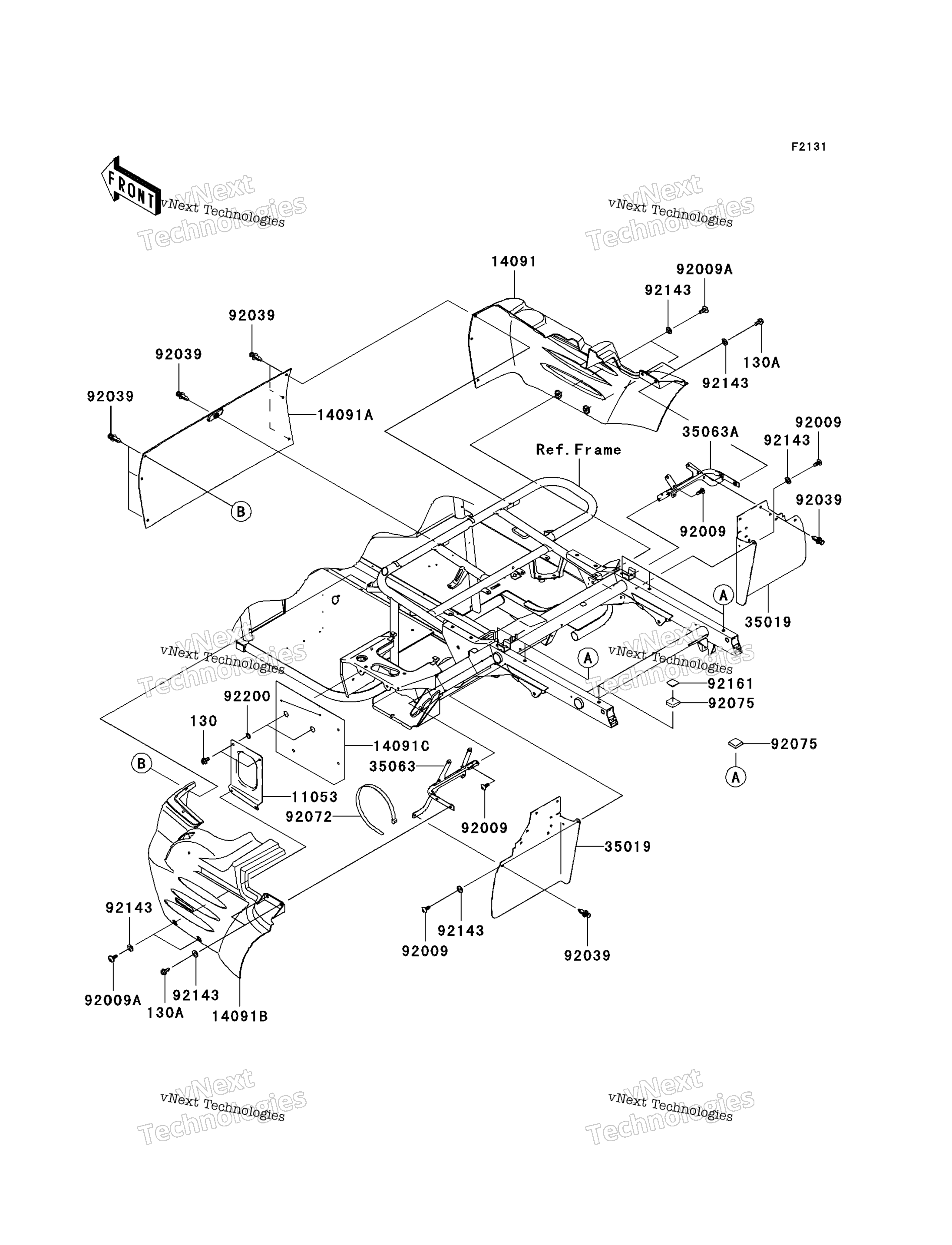 Рама Fittings (Rear)