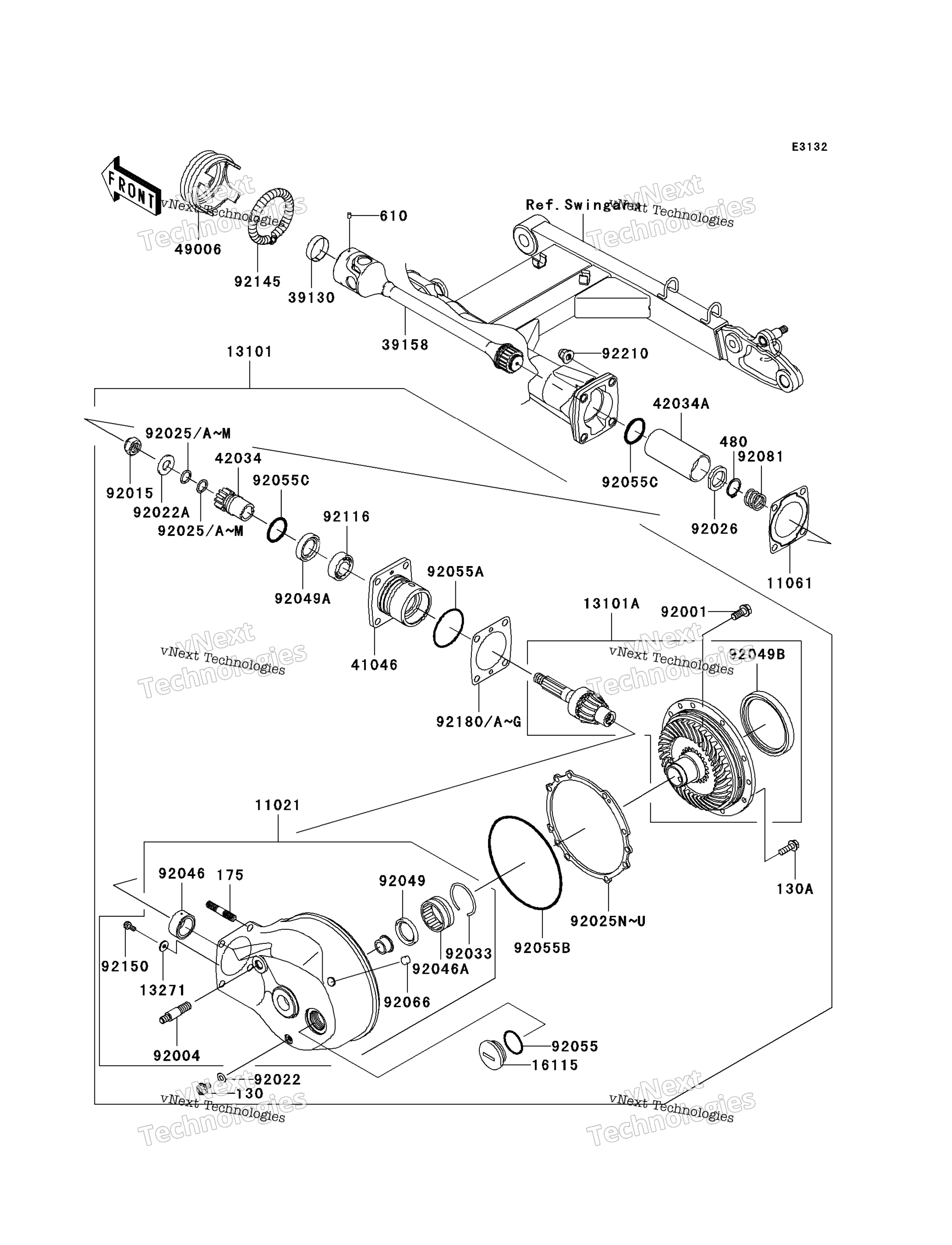 Привод Shaft/Final Gear