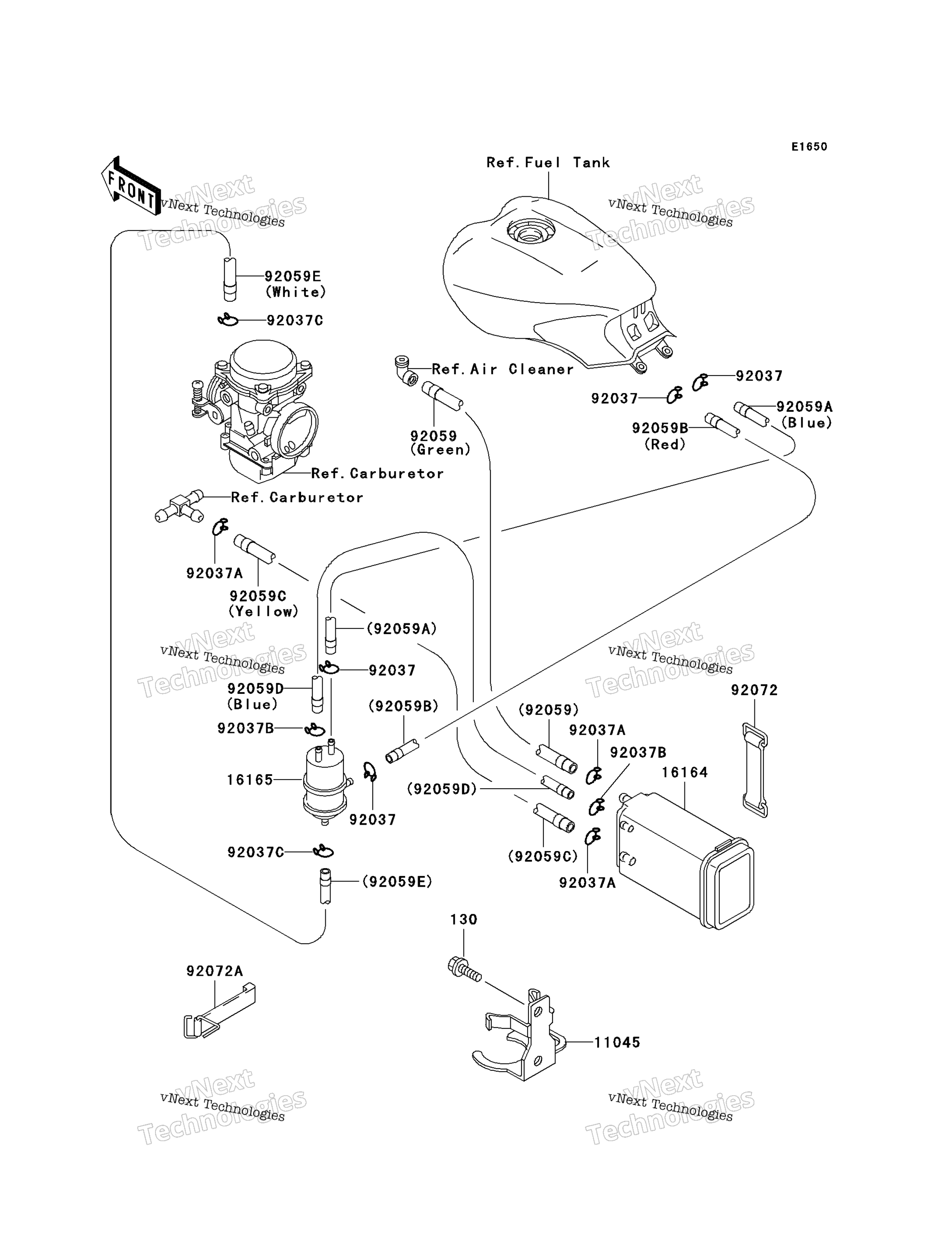 топливный Evaporative System (Ca)