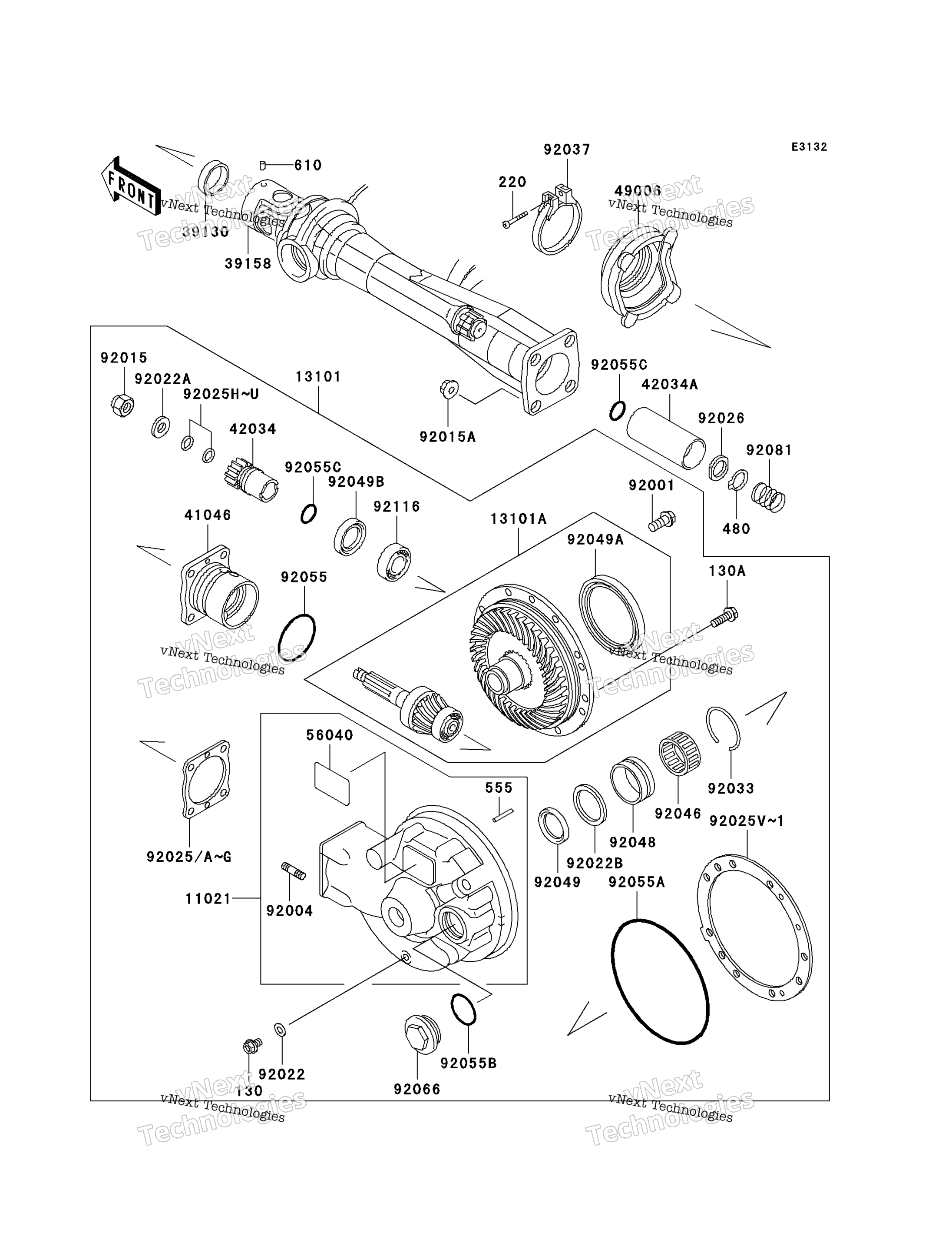 Привод Shaft/Final Gear