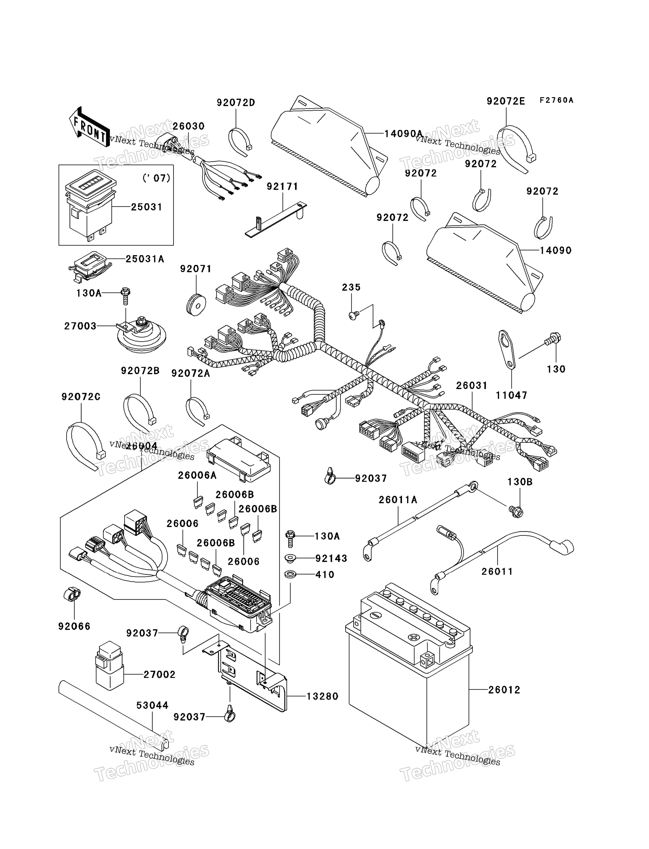 Шасси Electrical Equipment (G7f/G8f)